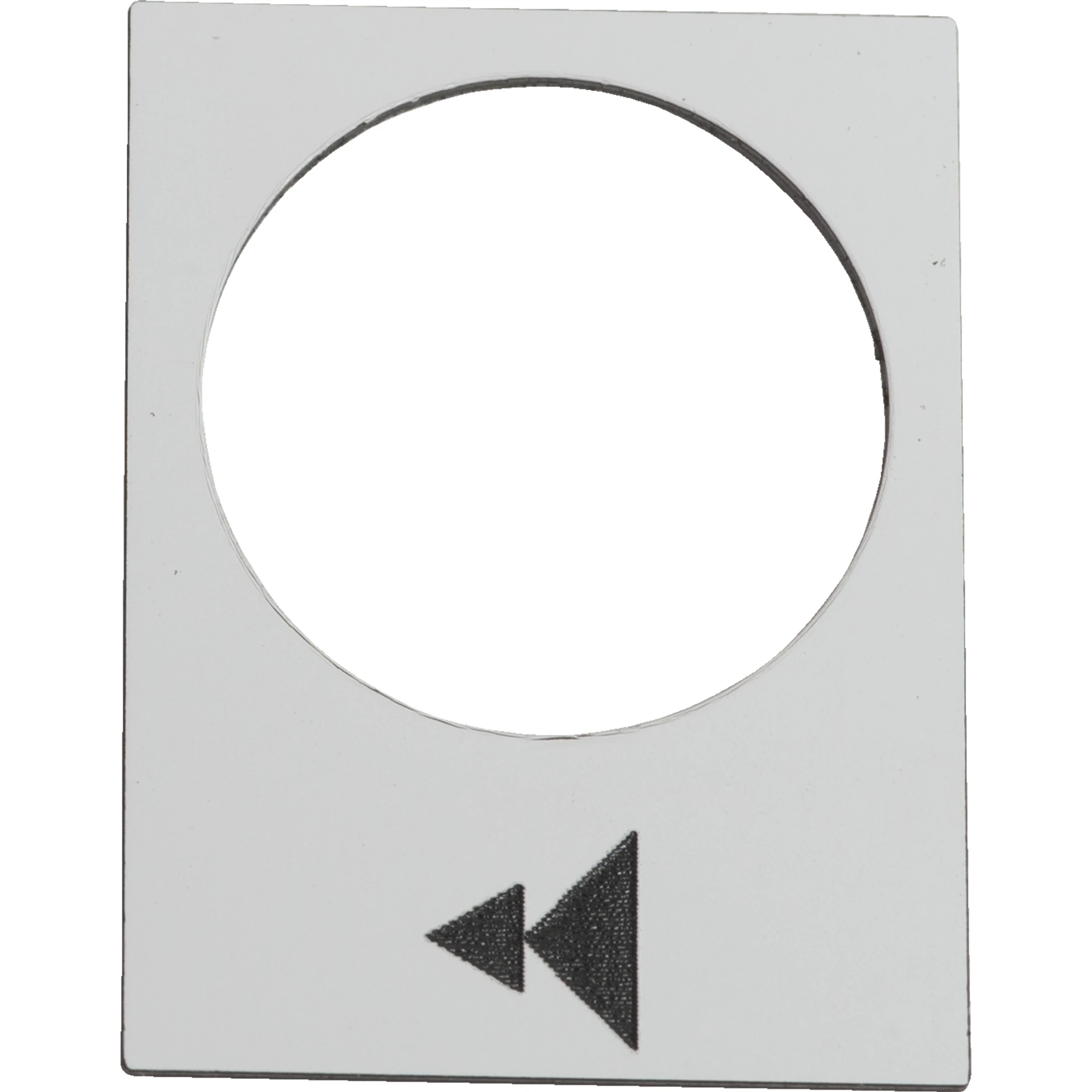 Schneider Electric ZB2BY4903 Label, 30x40mm, white, lift or right, slow-fast (img_001) Schneider Electric ZB2BY4903 Label, 30x40mm, white, lift or right, slow-fast (img_001)