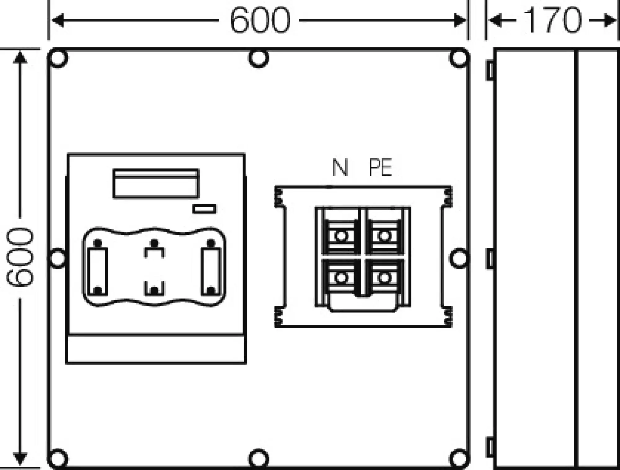 Hensel 2000727 Mi-NH-Sicherungslasttrennschaltergehäuse , 1xNH 3, 3pol. 630 A+PE+N Mi 5853 (img_003) Hensel 2000727 Mi-NH-Sicherungslasttrennschaltergehäuse , 1xNH 3, 3pol. 630 A+PE+N Mi 5853 (img_003)