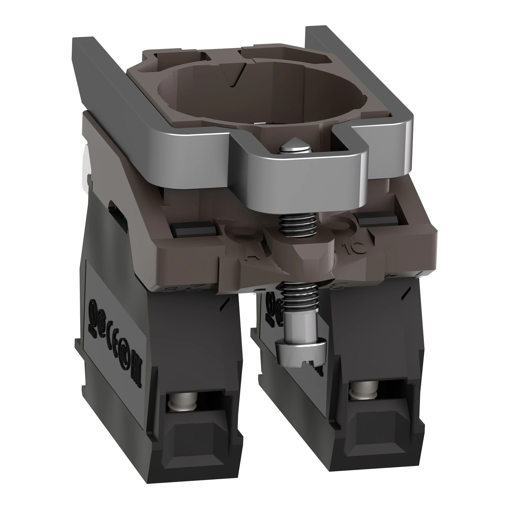 Schneider Electric ZB4BZ103TQ Auxiliary contact block with mounting flange, Harmony XB4, metal, 22mm, 30mm, 2NO, screw terminal, bulk packaging (img_004) Schneider Electric ZB4BZ103TQ Auxiliary contact block with mounting flange, Harmony XB4, metal, 22mm, 30mm, 2NO, screw terminal, bulk packaging (img_004)