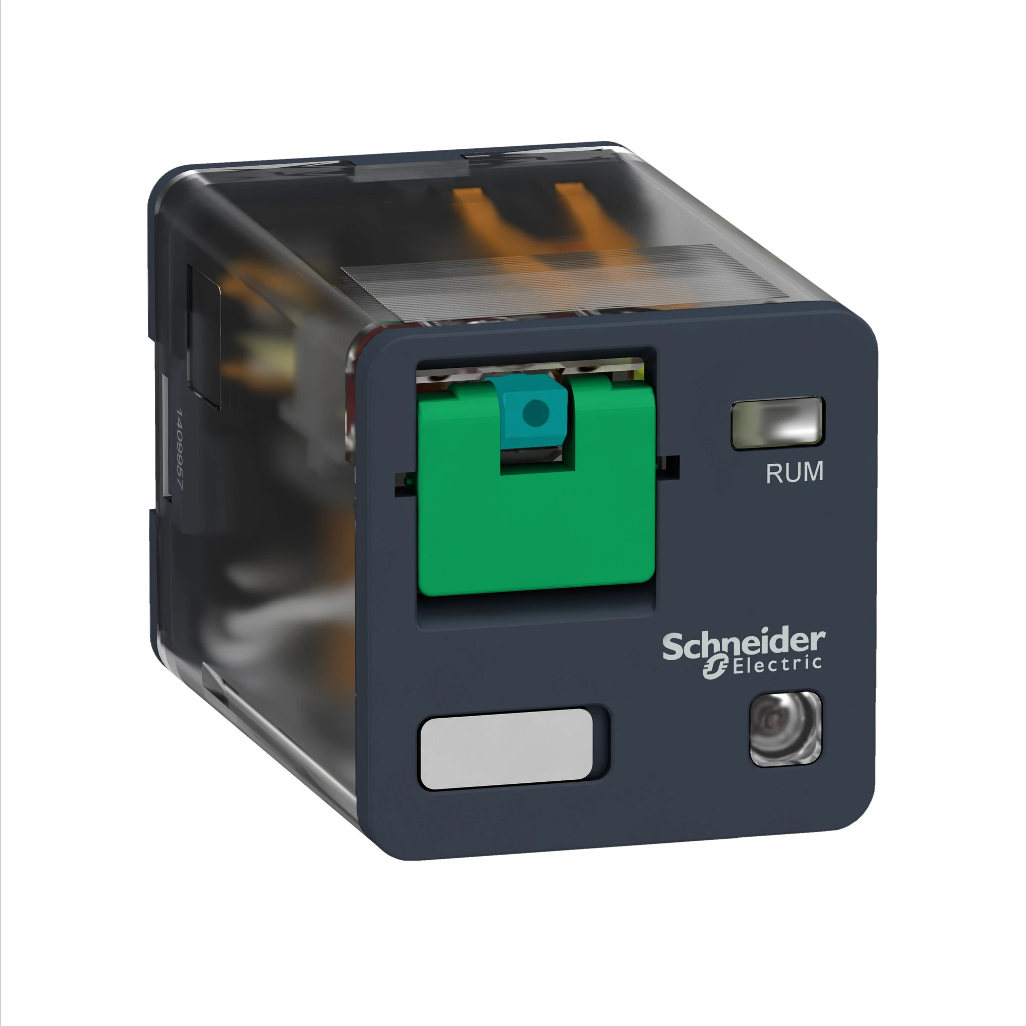 Schneider Electric RUMF32BD Plug-in Universal Relay RUM, 3 W, 10 A, 24 VDC, with LED, with Test Button (img_001) Schneider Electric RUMF32BD Plug-in Universal Relay RUM, 3 W, 10 A, 24 VDC, with LED, with Test Button (img_001)