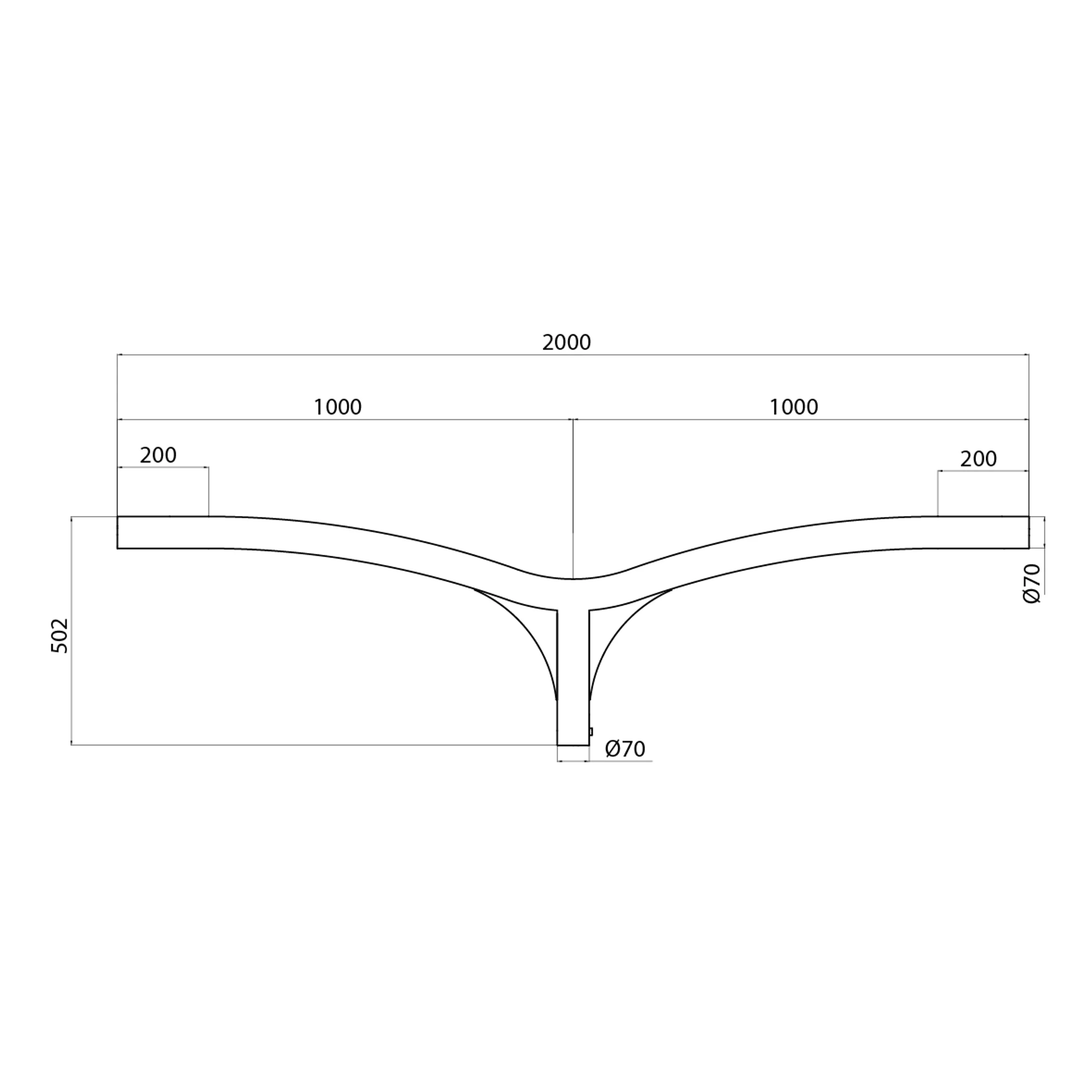 GEWISS GW87582 STREET [O3] - DOUBLE POLE HEAD BRACKET 1+1 M - GRAPHITE GREY (img_002)