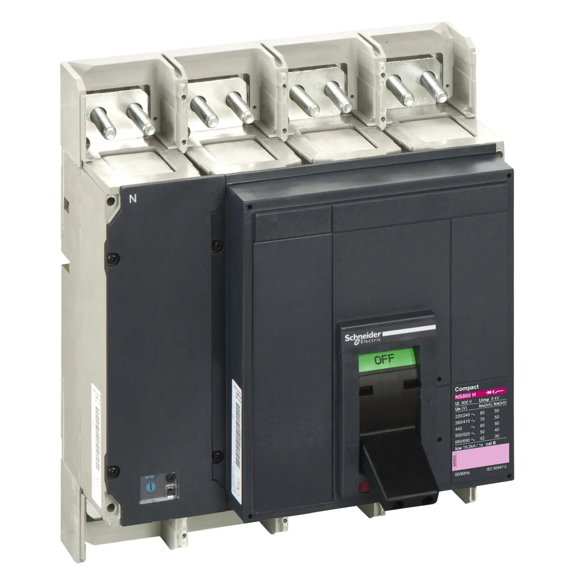 Schneider Electric 33385 Compact NS800H, 4 P, 800A, max. Switching capacity 70kA (img_002)