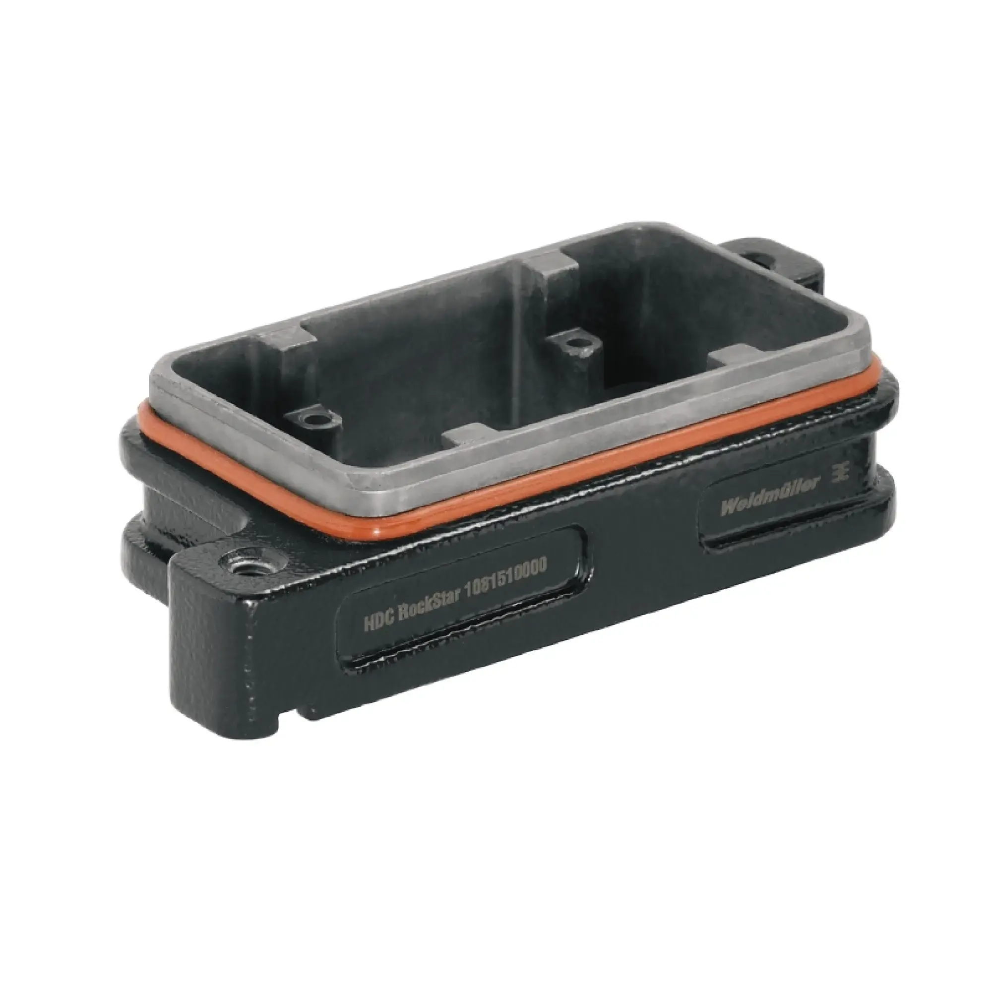 Weidmüller 1081510000 Housing (industry plug-in connectors), Bulkhead housing, Clamping yoke connection, Size: 3, IP66 (in plugged condition), IP68 (in plugged condition) (img_001)