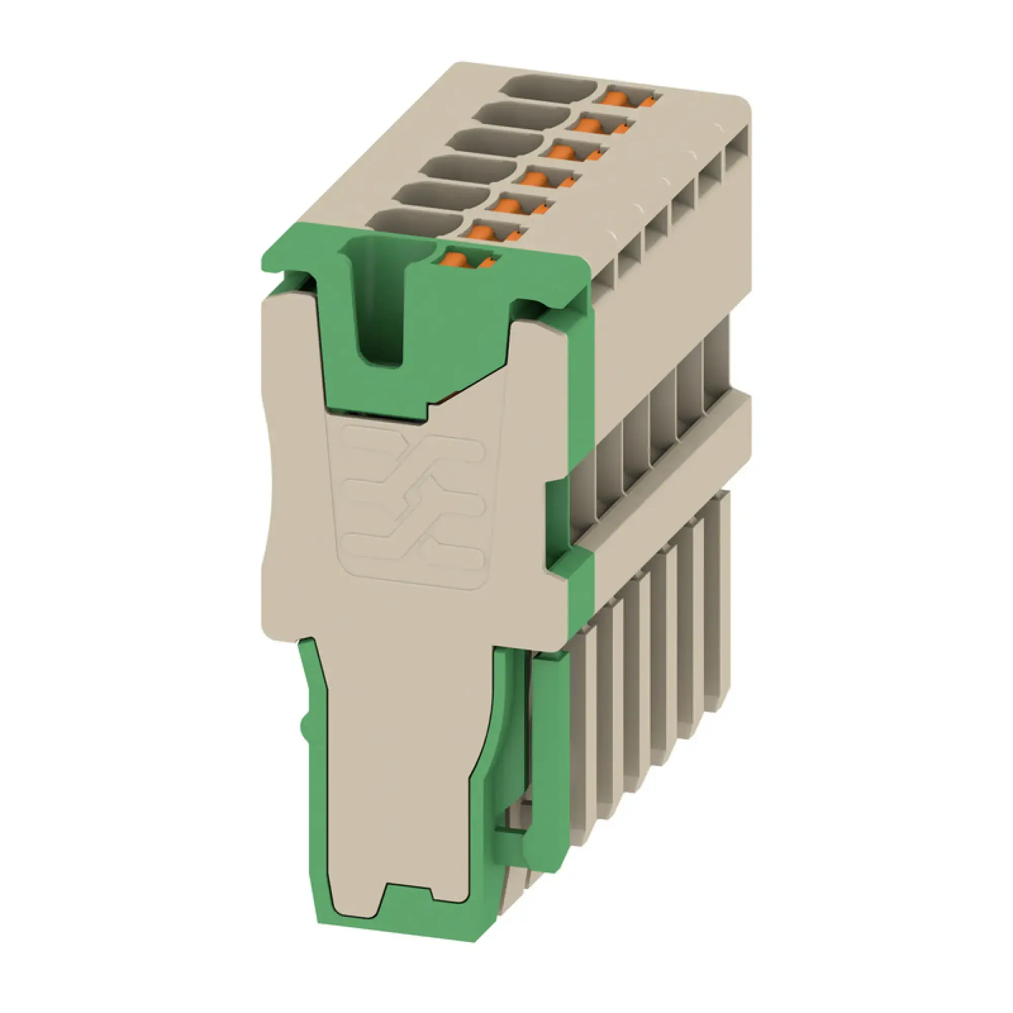 Weidmüller 2719800000 Plug (terminal), PUSH IN, 1.5 mm², 17.5 A, 500 V, Number of connections: 7, Number of poles: 7, Width: 24.5 mm (img_001)