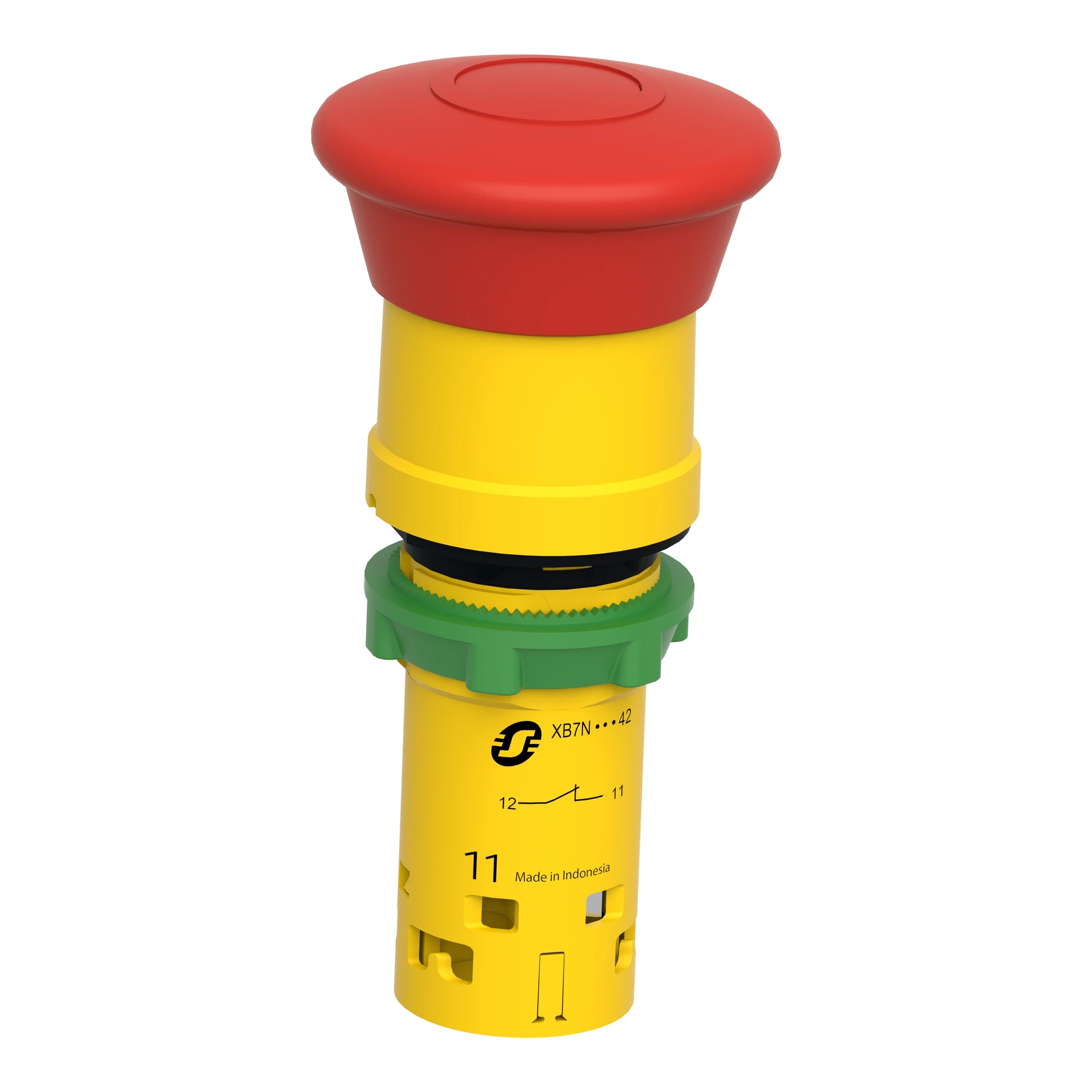 Schneider Electric XB7NT842 Emergency Stop/Emergency Off Push-Button, Harmony XB7, Monoblock, Plastic, Ø22mm, red, Pull-to-Release, 1NC, Screw Terminal (img_004) Schneider Electric XB7NT842 Emergency Stop/Emergency Off Push-Button, Harmony XB7, Monoblock, Plastic, Ø22mm, red, Pull-to-Release, 1NC, Screw Terminal (img_004)