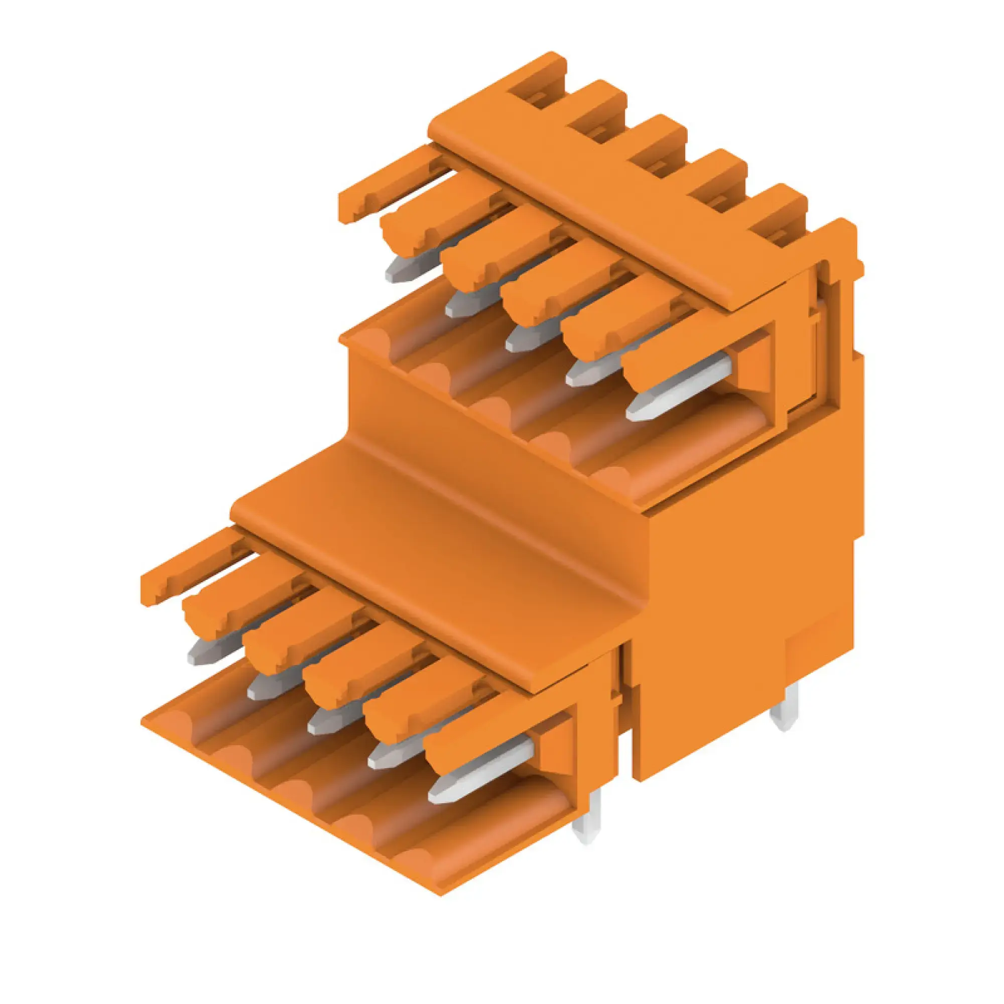Weidmüller 1890500000 PCB connector (board connection), 160 V, 10.5 A, Pitch in mm: 3.50, Number of poles: 10, THT solder connection, Box (img_001)