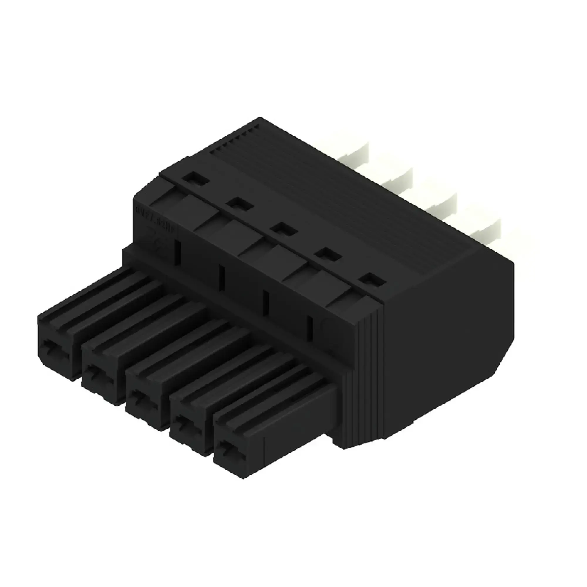 Weidmüller 2548890000 PCB connector (wire connection), 1000 V, 41 A, Pitch in mm: 7.62, 6 mm², Number of poles: 5, PUSH IN with actuator, Box (img_001)