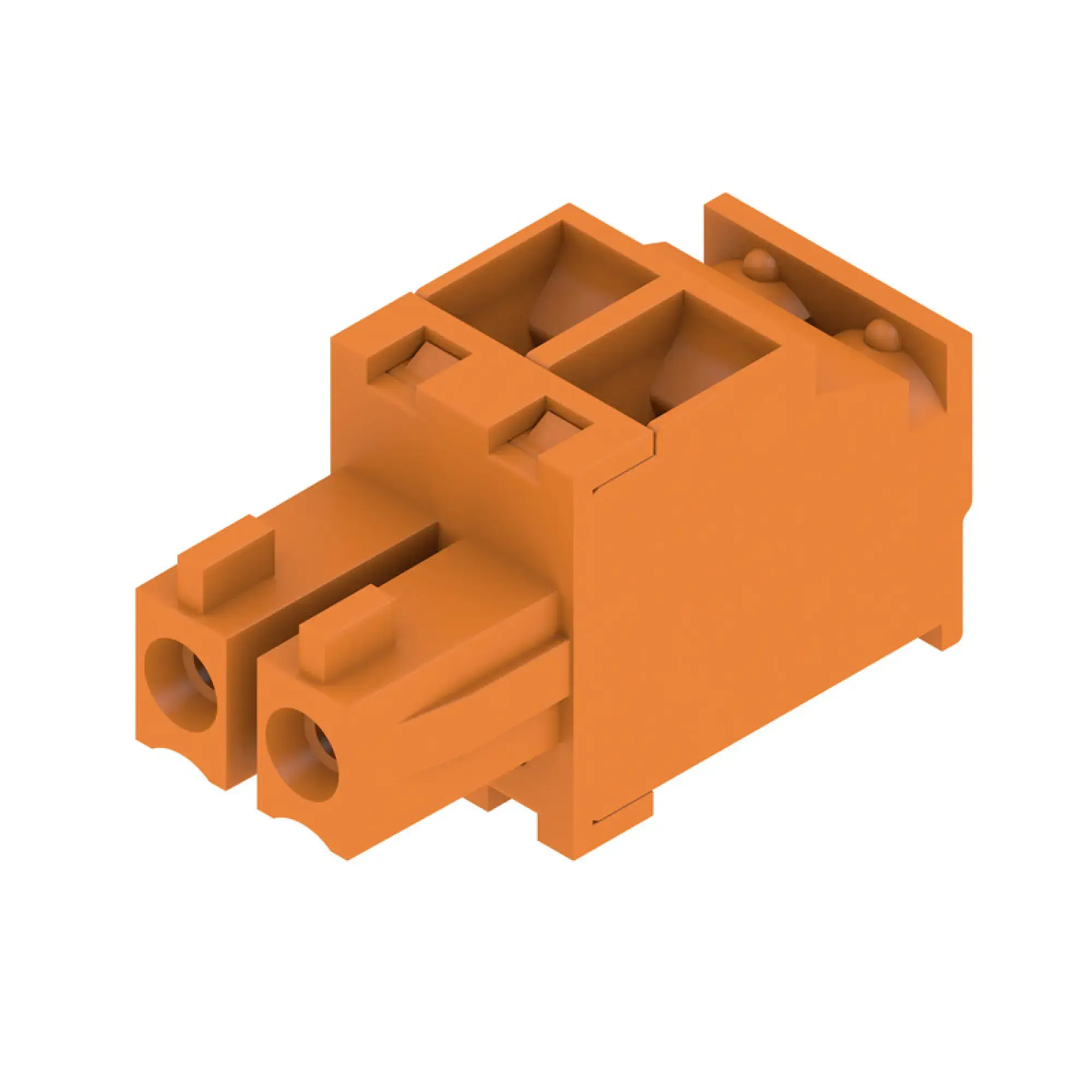 Weidmüller 1939820000 PCB connector (wire connection), 160 V, 17.5 A, Pitch in mm: 3.81, 1.5 mm², Number of poles: 2, Clamping yoke connection, Box (img_001)