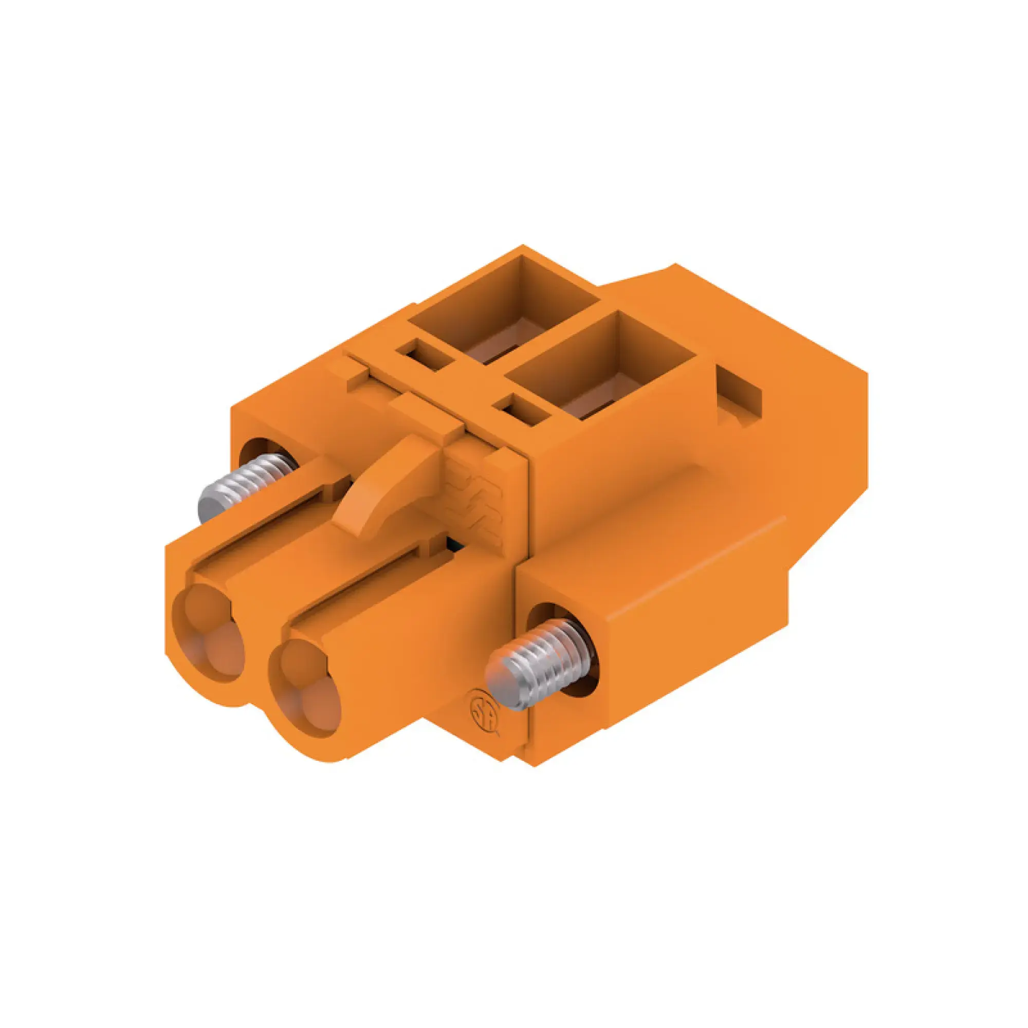 Weidmüller 1949800000 PCB connector (wire connection), 320 V, 23 A, Pitch in mm: 5.08, 4 mm², Number of poles: 2, Clamping yoke connection, Box (img_001)