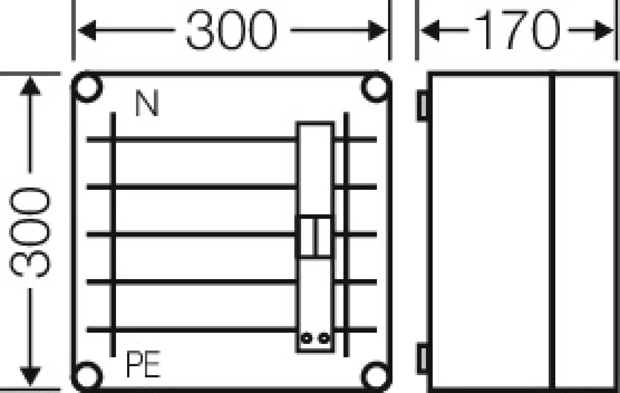Hensel 20001456 Überspannungsschutzgehäuse Mi SP 2242 (img_002)
