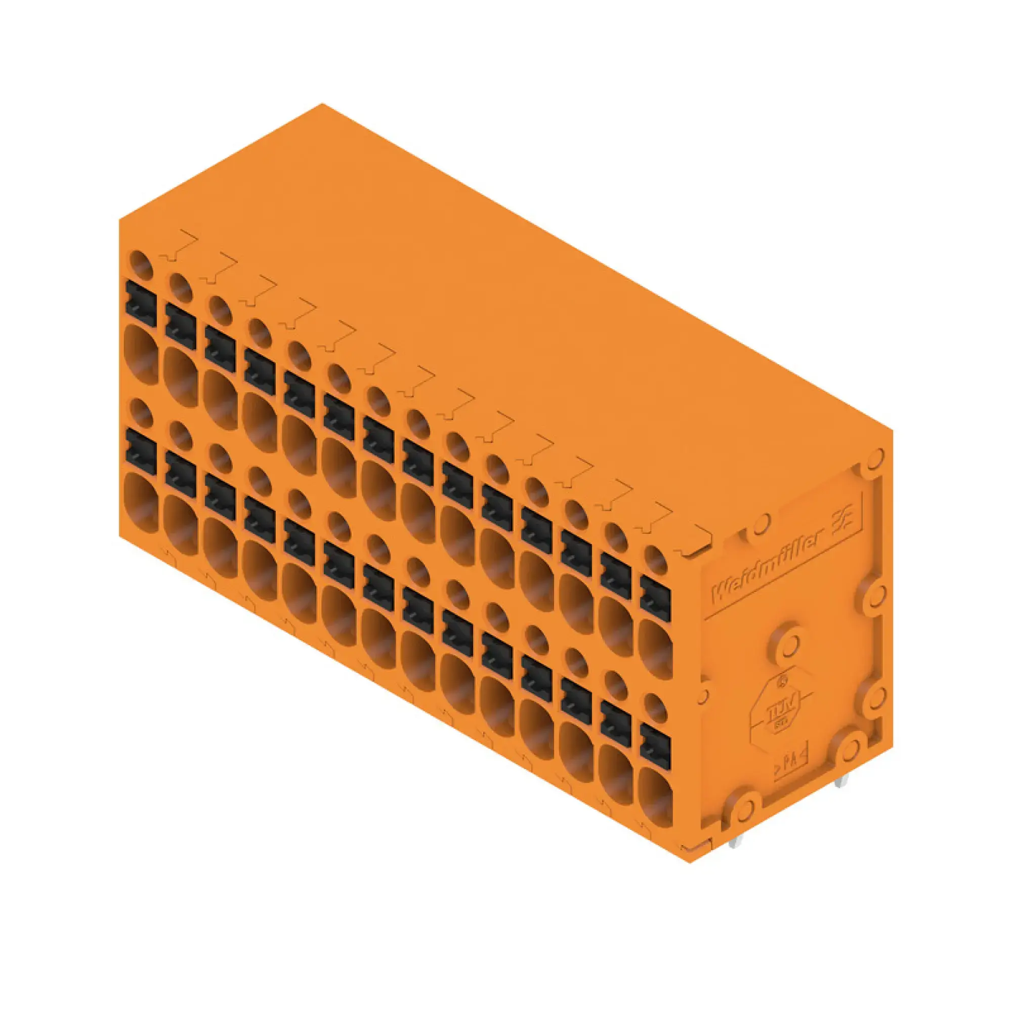 Weidmüller 2001060000 PCB terminal, 200 V, 17.5 A, Pitch in mm: 3.50, 1.5 mm², Number of poles: 28, PUSH IN with actuator, THT solder connection, 90°, Box (img_001) Weidmüller 2001060000 PCB terminal, 200 V, 17.5 A, Pitch in mm: 3.50, 1.5 mm², Number of poles: 28, PUSH IN with actuator, THT solder connection, 90°, Box (img_001)