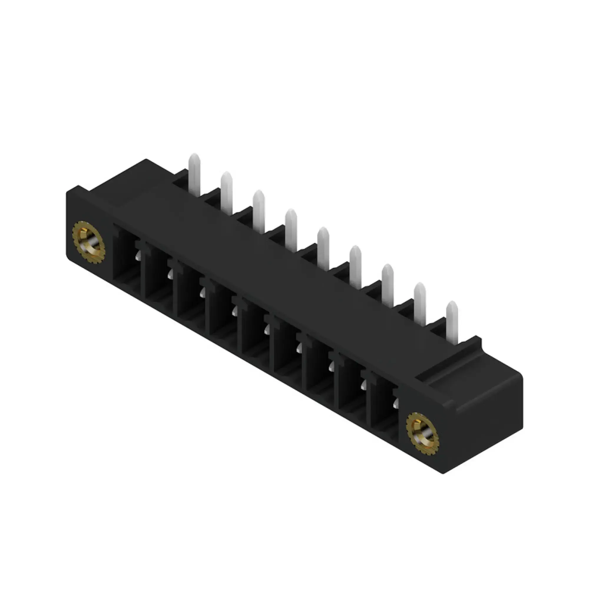 Weidmüller 1037070000 PCB connector (board connection), 160 V, 17.5 A, Pitch in mm: 3.81, Number of poles: 9, THT/THR solder connection, Box (img_001)