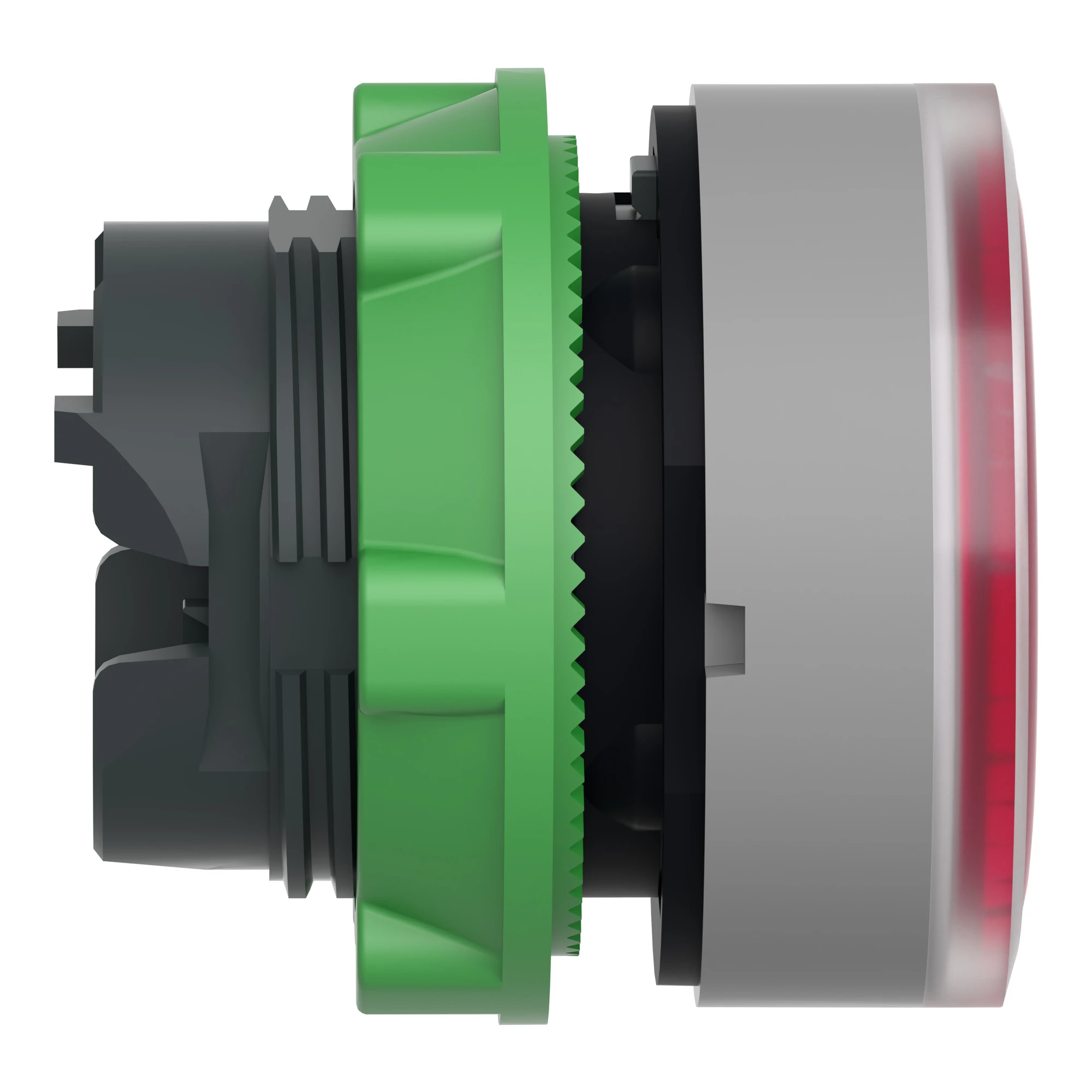 Schneider Electric ZB5AW343SC0 Illuminated Pushbutton, Front Element, Harmony XB5, Plastic, 22mm, Light Grey, Red, for Universal LED, Grooved Dome (img_003) Schneider Electric ZB5AW343SC0 Illuminated Pushbutton, Front Element, Harmony XB5, Plastic, 22mm, Light Grey, Red, for Universal LED, Grooved Dome (img_003)