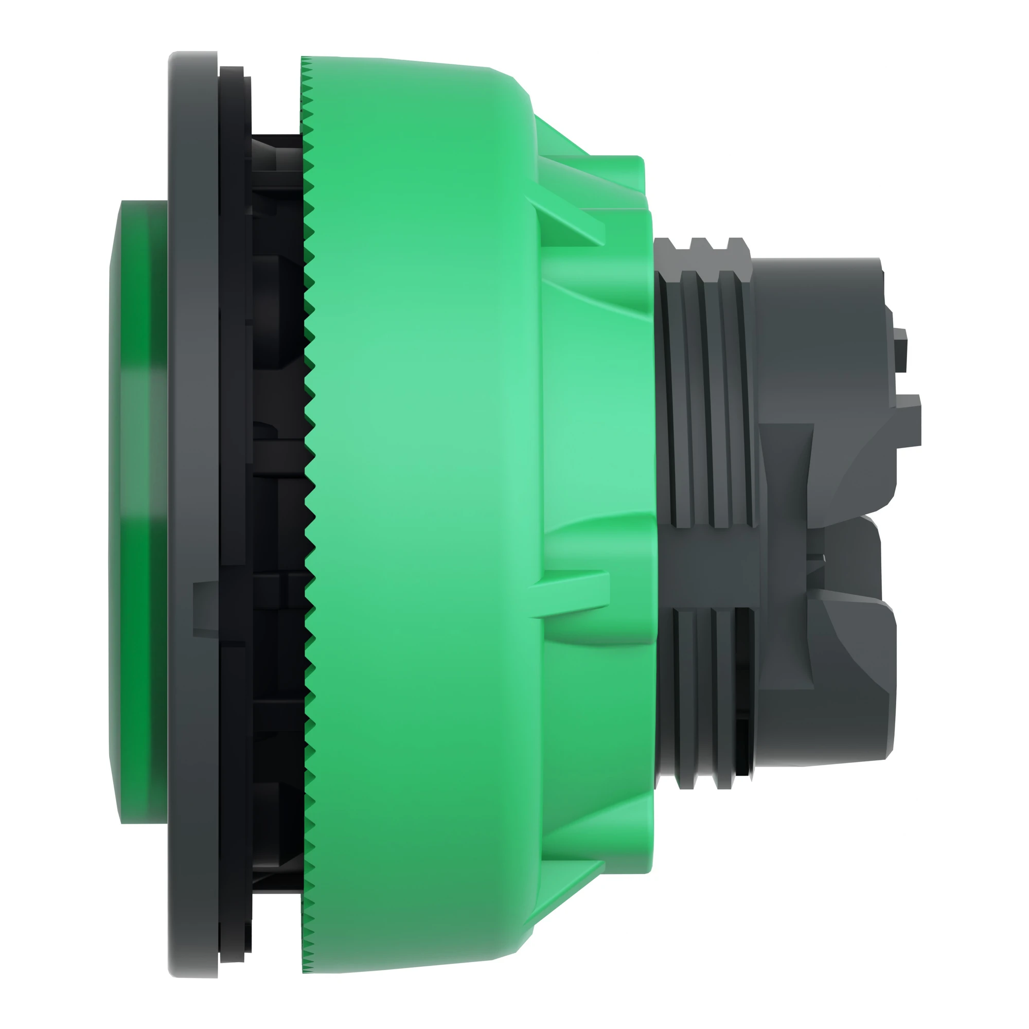 Schneider Electric ZB5FH33 Illuminated Push Button, Front Element, Harmony XB5F, Plastic, 30mm, Green, Prominent, Unlabeled, Latching (img_004) Schneider Electric ZB5FH33 Illuminated Push Button, Front Element, Harmony XB5F, Plastic, 30mm, Green, Prominent, Unlabeled, Latching (img_004)