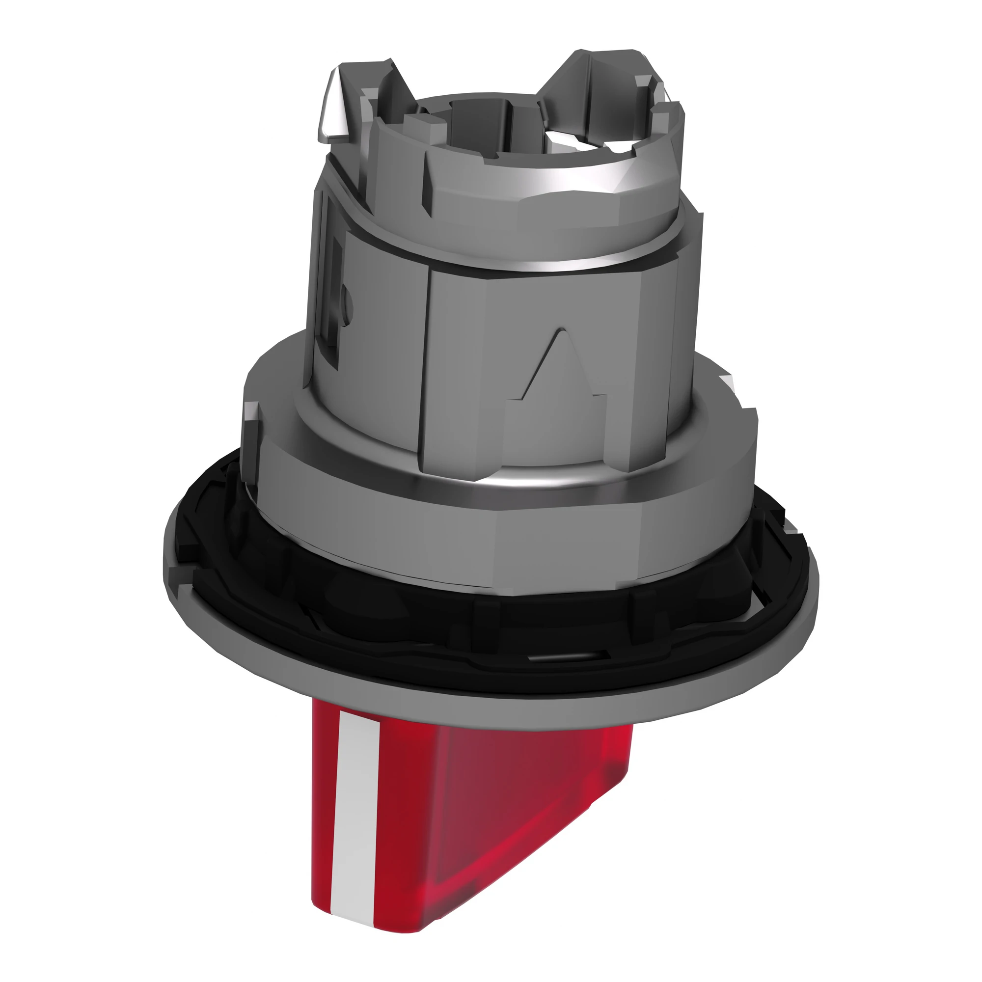 Schneider Electric ZB4FK1243 Illuminated selector switch, front element, Harmony XB4F, metal, 30mm, red, for universal LED, 2 positions, latching (img_008)
