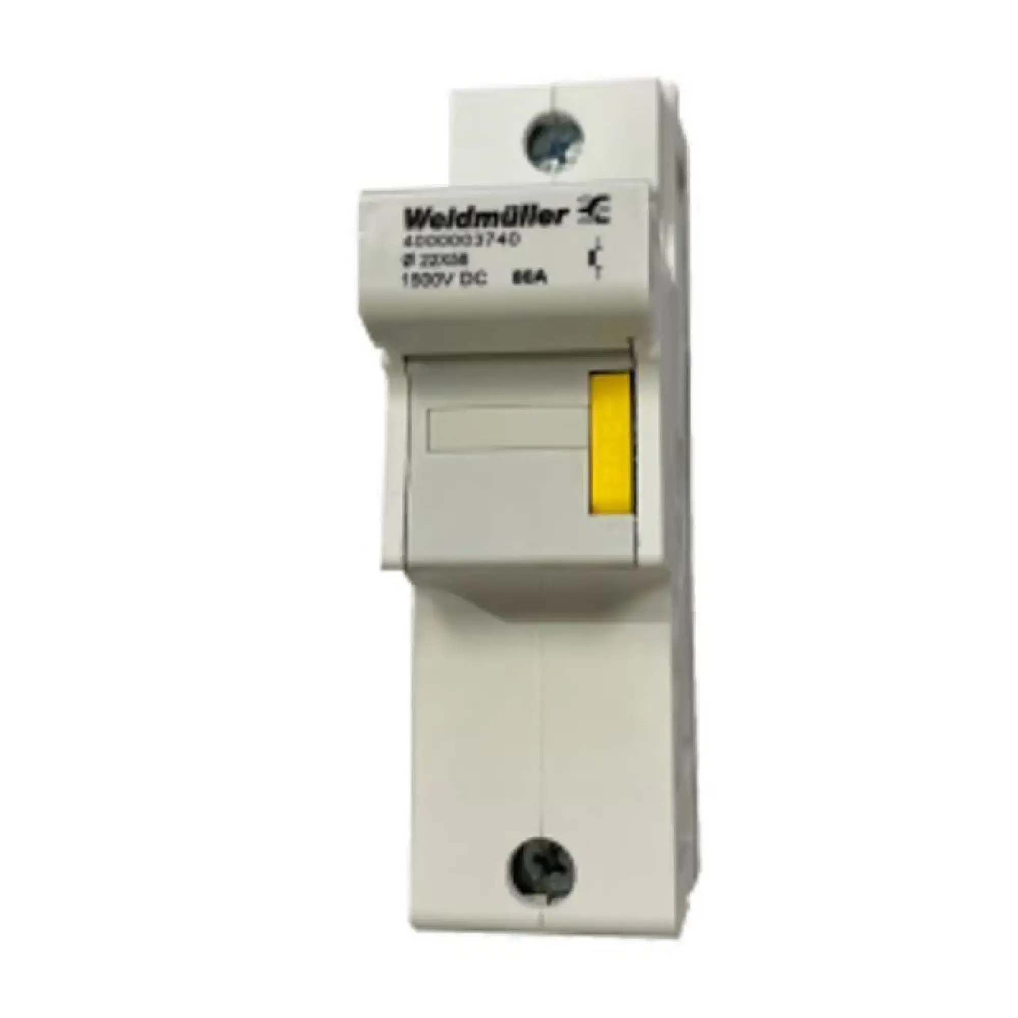 Weidmüller 4000003740 Fuse terminal, Screw connection, white, 35 mm², 80 A, Number of connections: 2, Number of levels: 1, TS 35 (img_001) Weidmüller 4000003740 Fuse terminal, Screw connection, white, 35 mm², 80 A, Number of connections: 2, Number of levels: 1, TS 35 (img_001)
