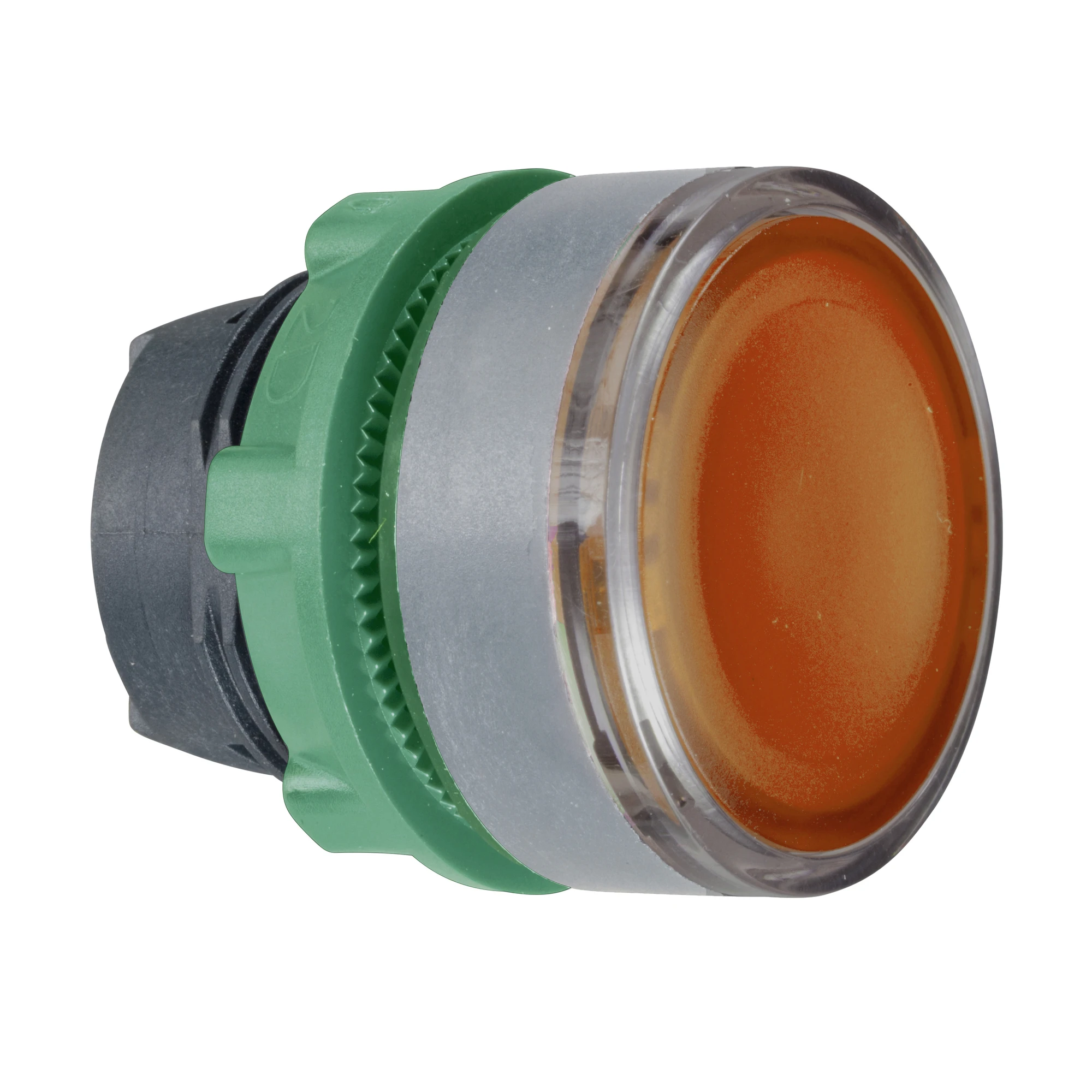 Schneider Electric ZB5AH053C0 Illuminated pushbutton, front element, Harmony XB5, plastic, 22mm, light grey, orange, for universal LED, latching (img_001) Schneider Electric ZB5AH053C0 Illuminated pushbutton, front element, Harmony XB5, plastic, 22mm, light grey, orange, for universal LED, latching (img_001)