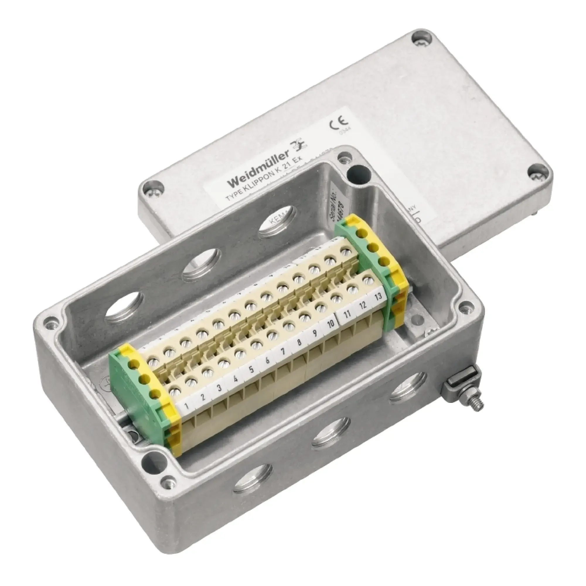 Weidmüller 8000004212 Atex metal enclosure assembled, Aluminium AlSi12, 125 x 80 x 57 mm (img_001)