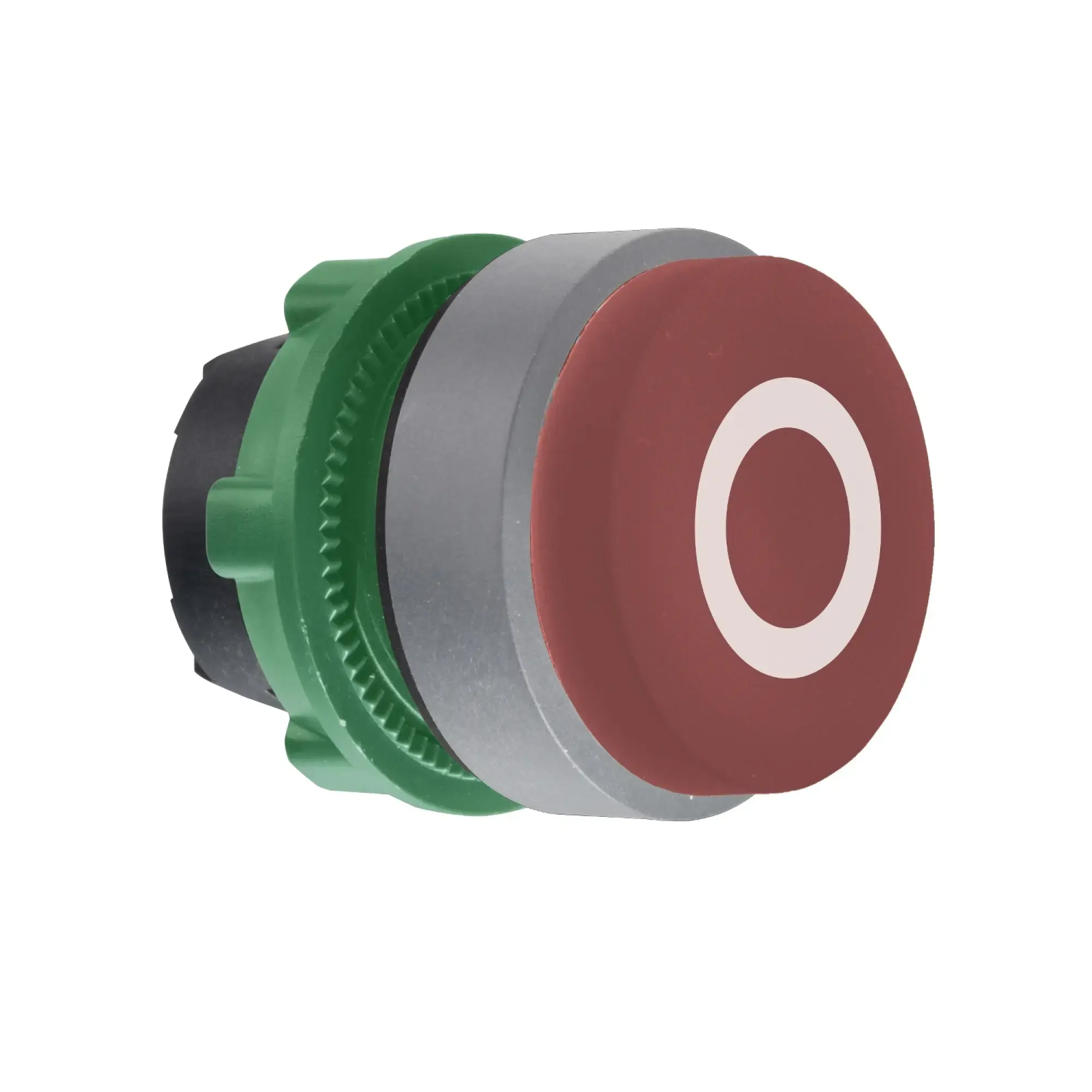 Schneider Electric ZB5AL432C0 Push-button, front element, Harmony XB5, plastic, 22mm, light grey, red, protruding, marked O, momentary (img_003) Schneider Electric ZB5AL432C0 Push-button, front element, Harmony XB5, plastic, 22mm, light grey, red, protruding, marked O, momentary (img_003)