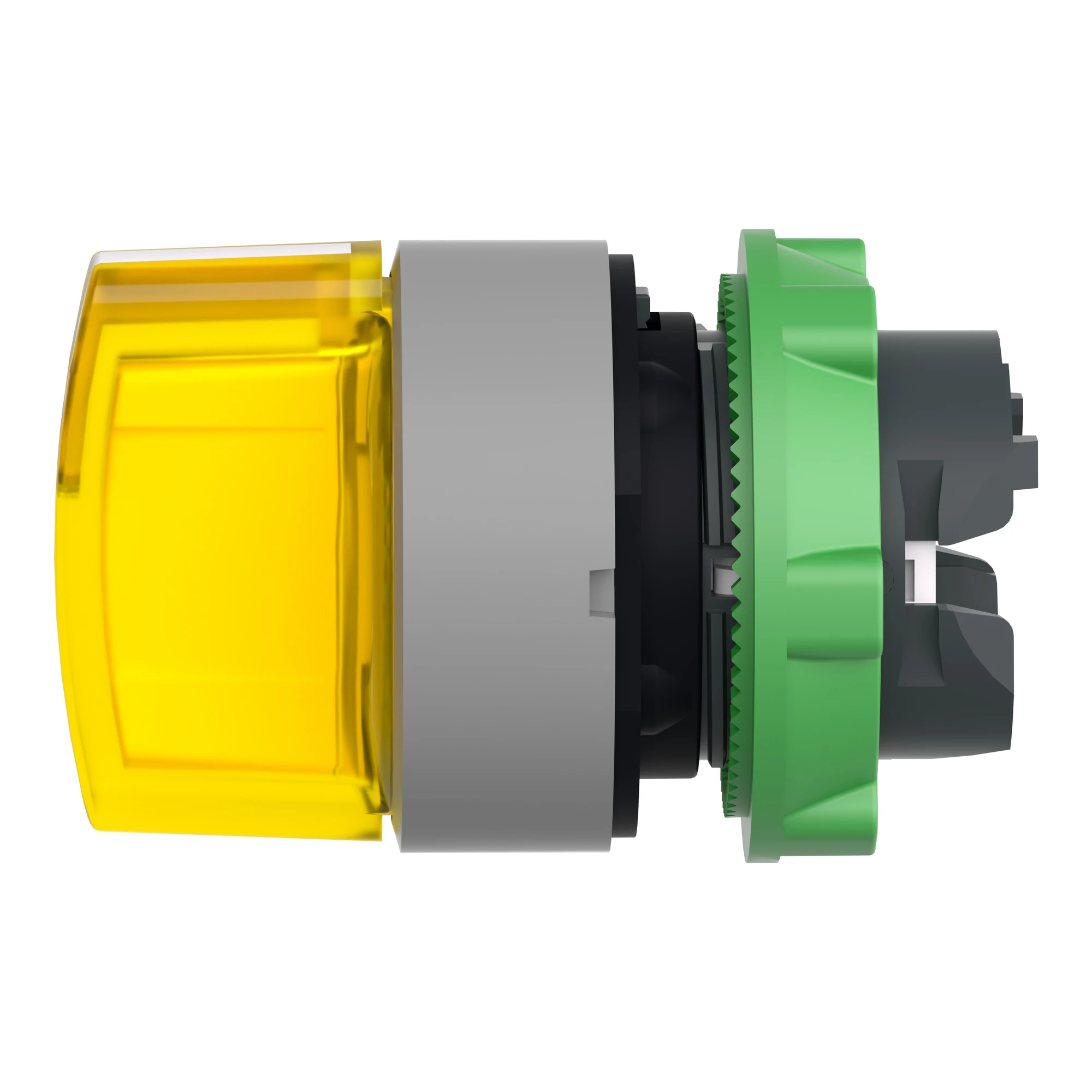Schneider Electric ZB5AK1583C0 Illuminated Selector Switch, Front Element, Harmony XB5, Plastic, 22mm, Yellow, for Universal LED, 3 Positions, Center Detent (img_007)