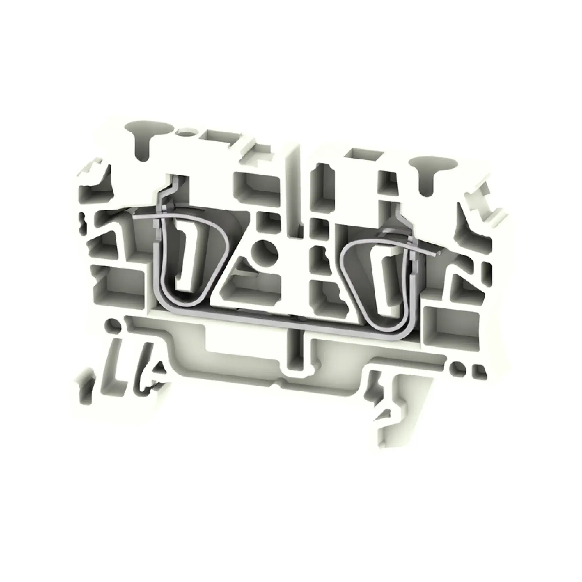 Weidmüller 1683640000 Feed-through terminal block, Tension-clamp connection, white, 4 mm², 32 A, 800 V, Number of connections: 2 (img_001) Weidmüller 1683640000 Feed-through terminal block, Tension-clamp connection, white, 4 mm², 32 A, 800 V, Number of connections: 2 (img_001)