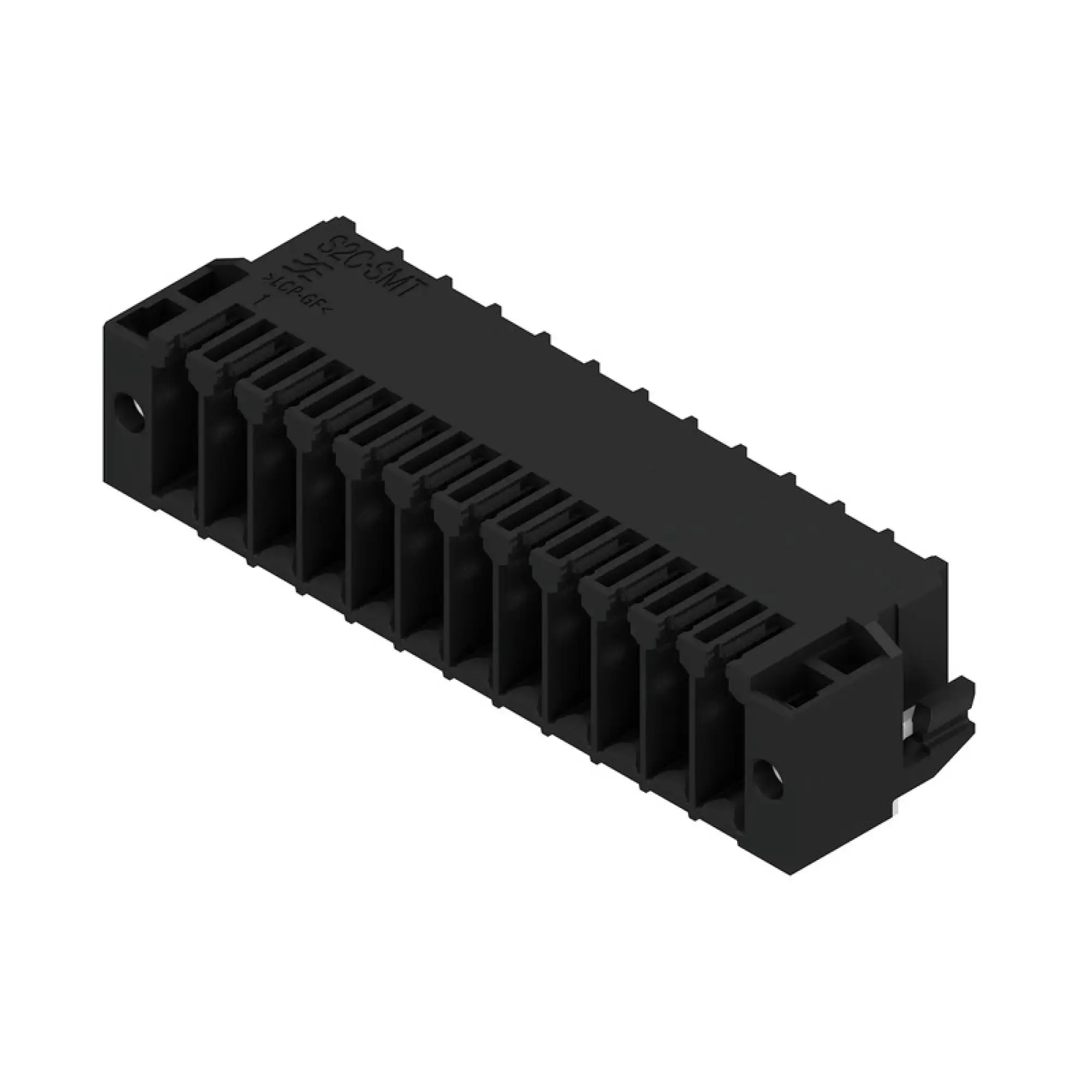 Weidmüller 1289960000 PCB connector (board connection), 160 V, 13.4 A, Pitch in mm: 3.50, Number of poles: 24, THT/THR solder connection, Box (img_001)