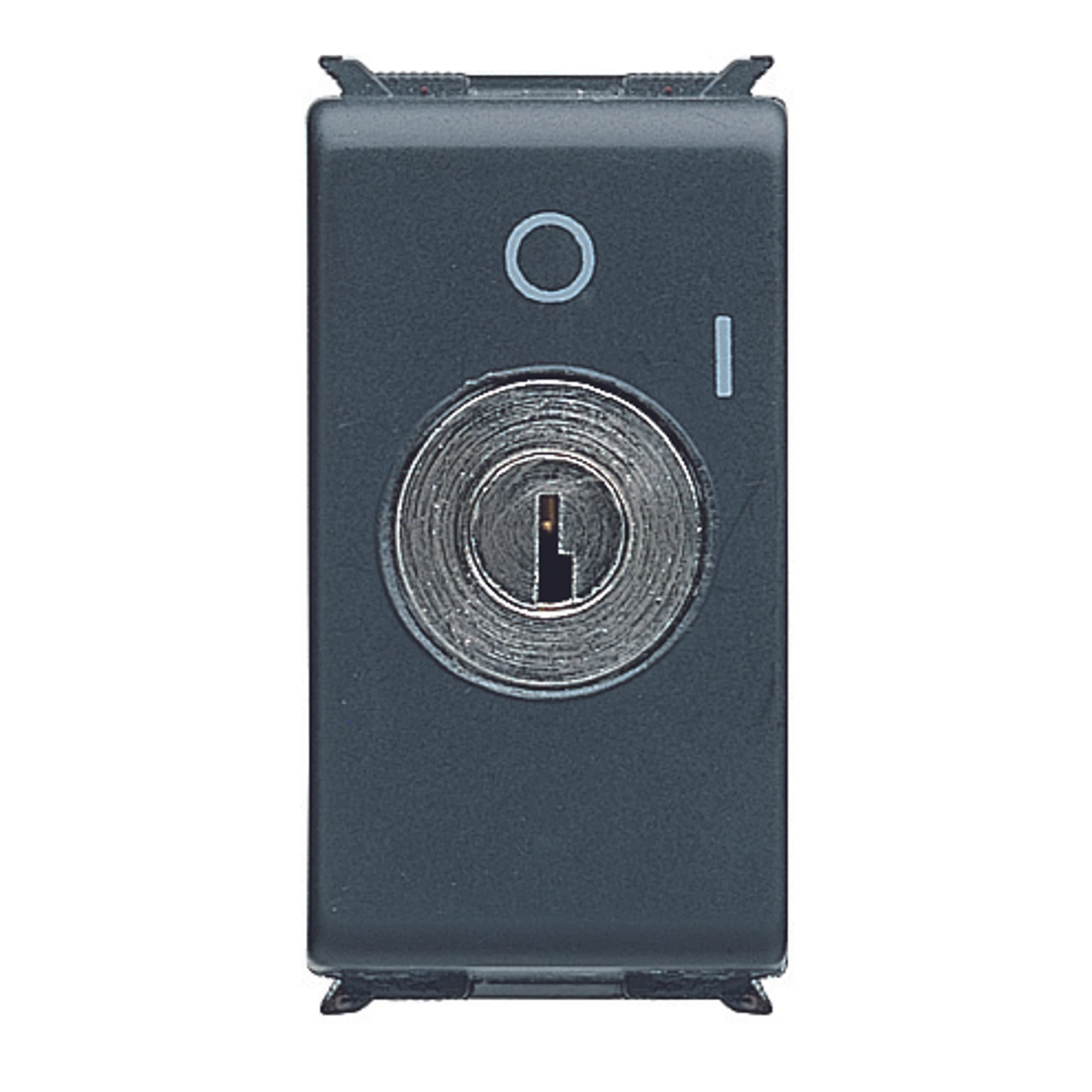 GEWISS GW30032 PUSH-BUTTON 2P 250V ac - NO 10A - WITH KEY - 1 MODULE - PLAYBUS (img_001)