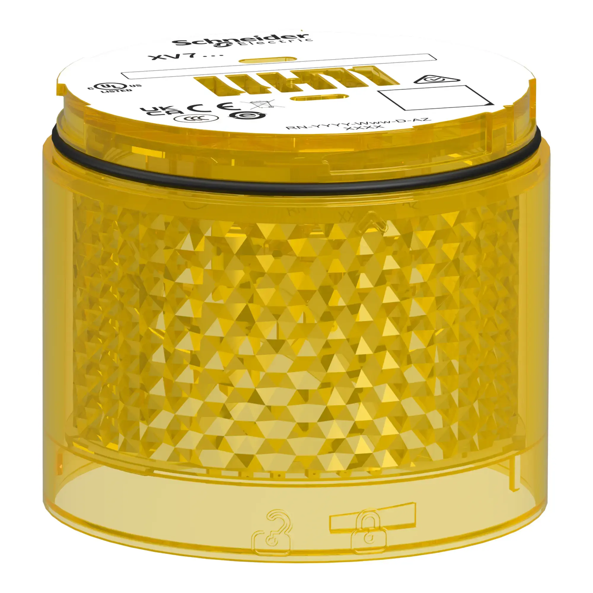 Schneider Electric XVB7C68 Leuchtelement, Harmony XVB7, modular, 70mm, gelb, 24V ACDC, Blitzlicht, 2J, energieeffiziente LED (img_001) Schneider Electric XVB7C68 Leuchtelement, Harmony XVB7, modular, 70mm, gelb, 24V ACDC, Blitzlicht, 2J, energieeffiziente LED (img_001)