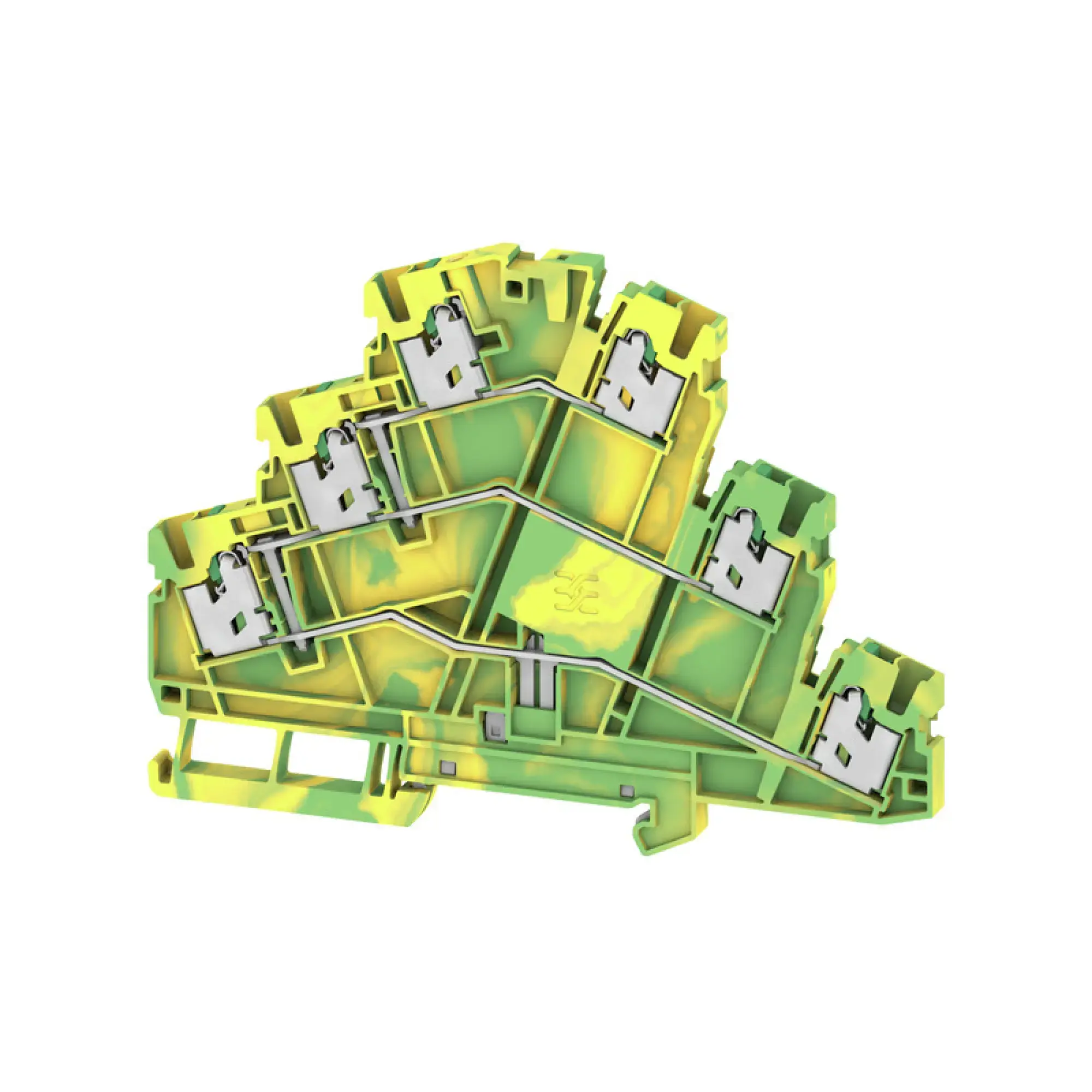 Weidmüller 2902590000 Multi-tier modular terminal, SNAP IN, Green/yellow, 2.5 mm², Number of connections: 6, Number of levels: 3, TS 35, V-0 S3T 2.5 PE (img_001) Weidmüller 2902590000 Multi-tier modular terminal, SNAP IN, Green/yellow, 2.5 mm², Number of connections: 6, Number of levels: 3, TS 35, V-0 S3T 2.5 PE (img_001)