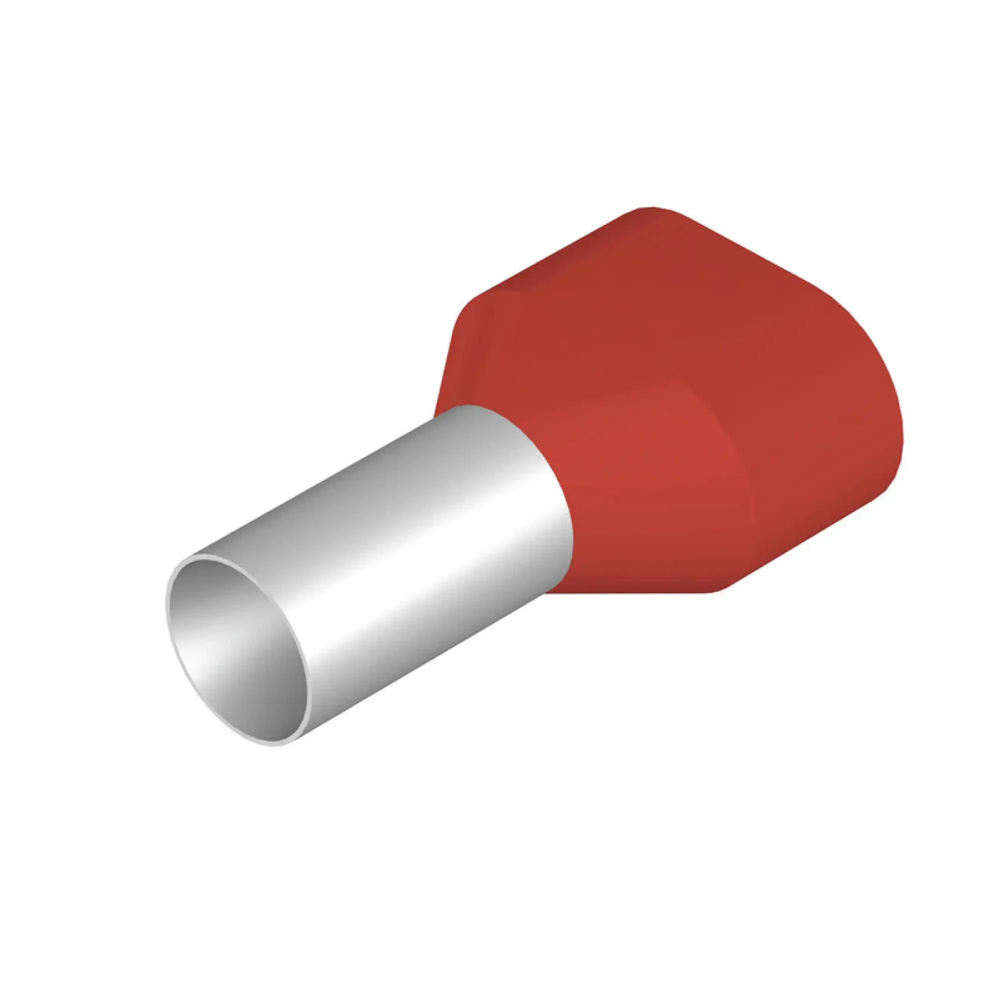 Weidmüller 9018880000 Wire end ferrule, Twin wire-end ferrule, 10 mm², Stripping length: 17 mm, red (img_001)
