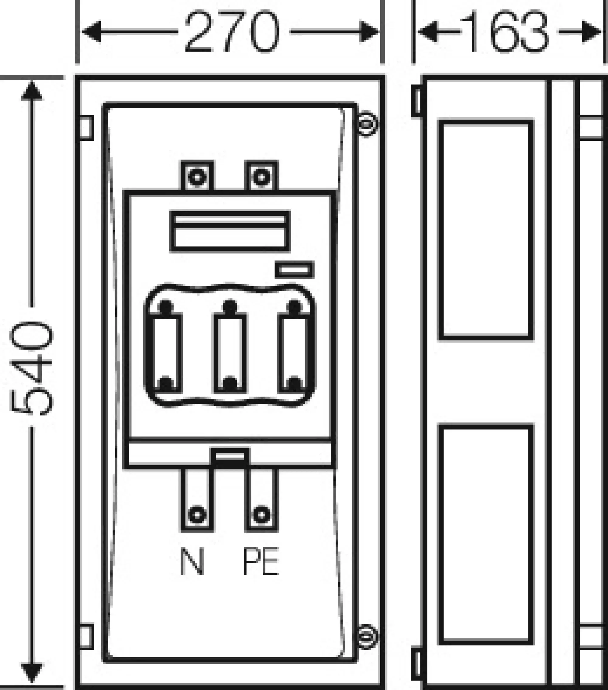 Hensel 68000219 ENYSTAR-NH-Sicherungslasttrennsch.-Geh. 1xNH 1, 3polig 250 A + PE+N FP 4312 (img_002) Hensel 68000219 ENYSTAR-NH-Sicherungslasttrennsch.-Geh. 1xNH 1, 3polig 250 A + PE+N FP 4312 (img_002)