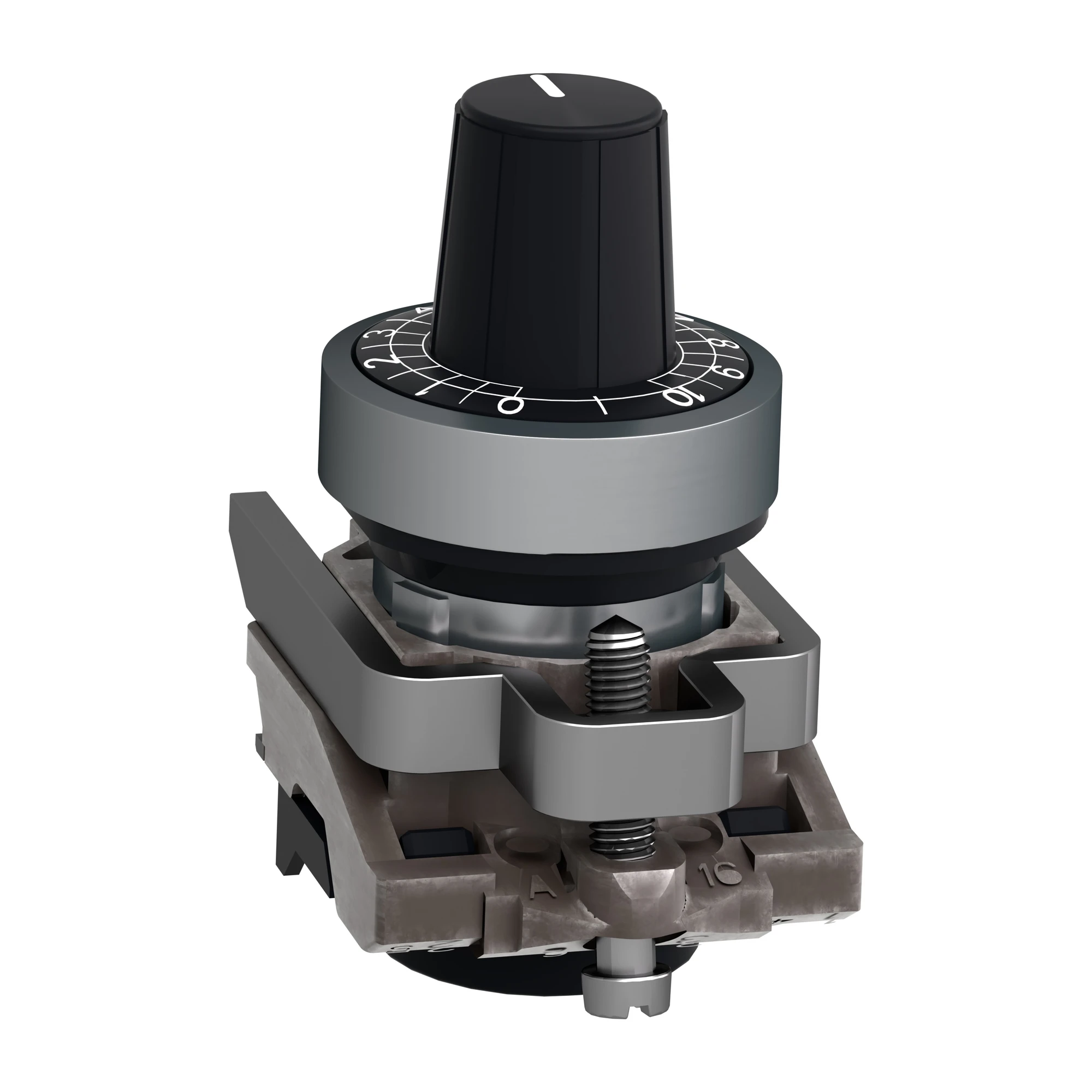 Schneider Electric ZB4BD912 Potentiometer, Front Element, Harmony XB4, Metal, 22mm, black, for potentiometers with shaft length 45-50mm, shaft 6mm (img_005) Schneider Electric ZB4BD912 Potentiometer, Front Element, Harmony XB4, Metal, 22mm, black, for potentiometers with shaft length 45-50mm, shaft 6mm (img_005)