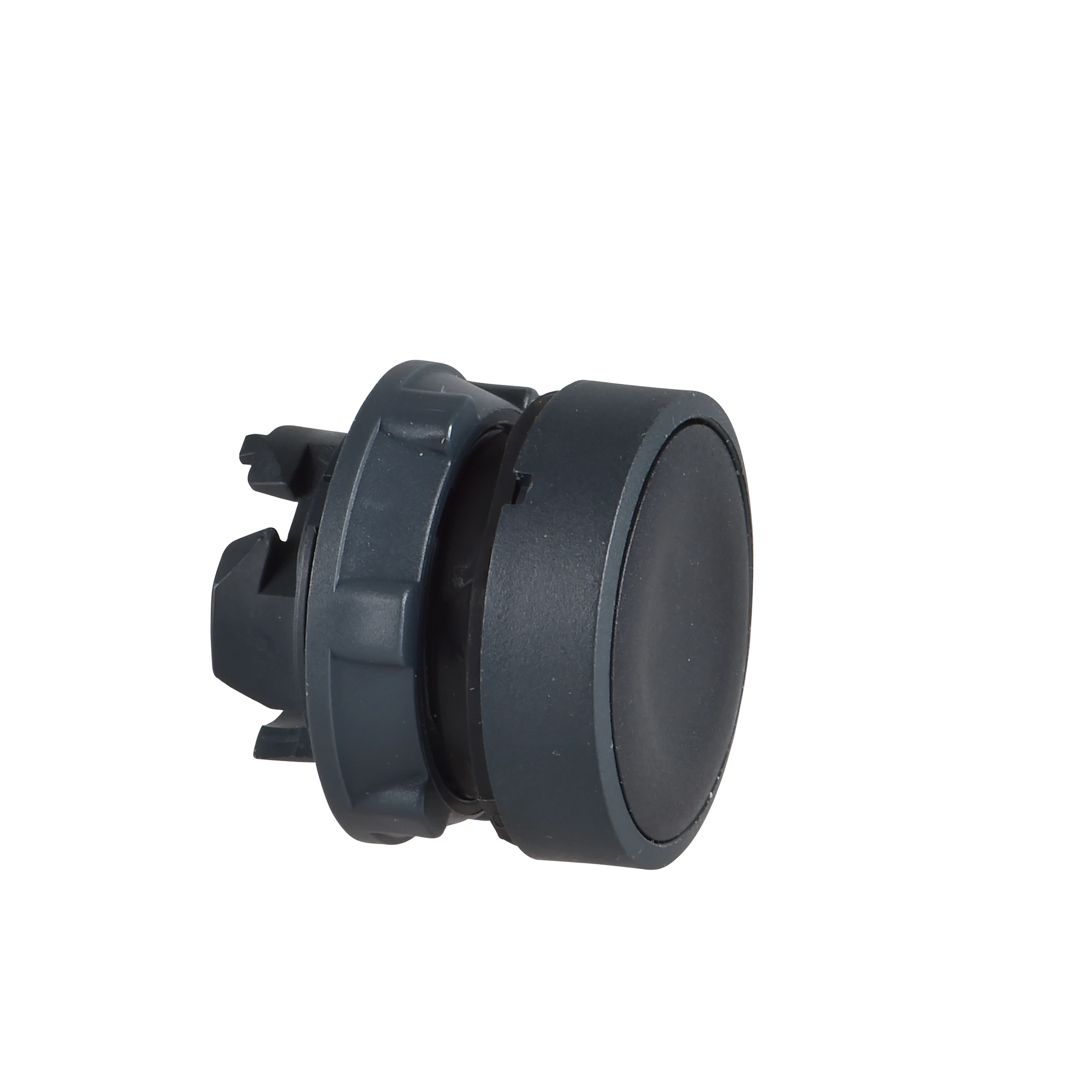 Schneider Electric ZB5AH02 Pushbutton, front element, Harmony XB5, plastic, 22mm, black, unlabeled, latching (img_001)