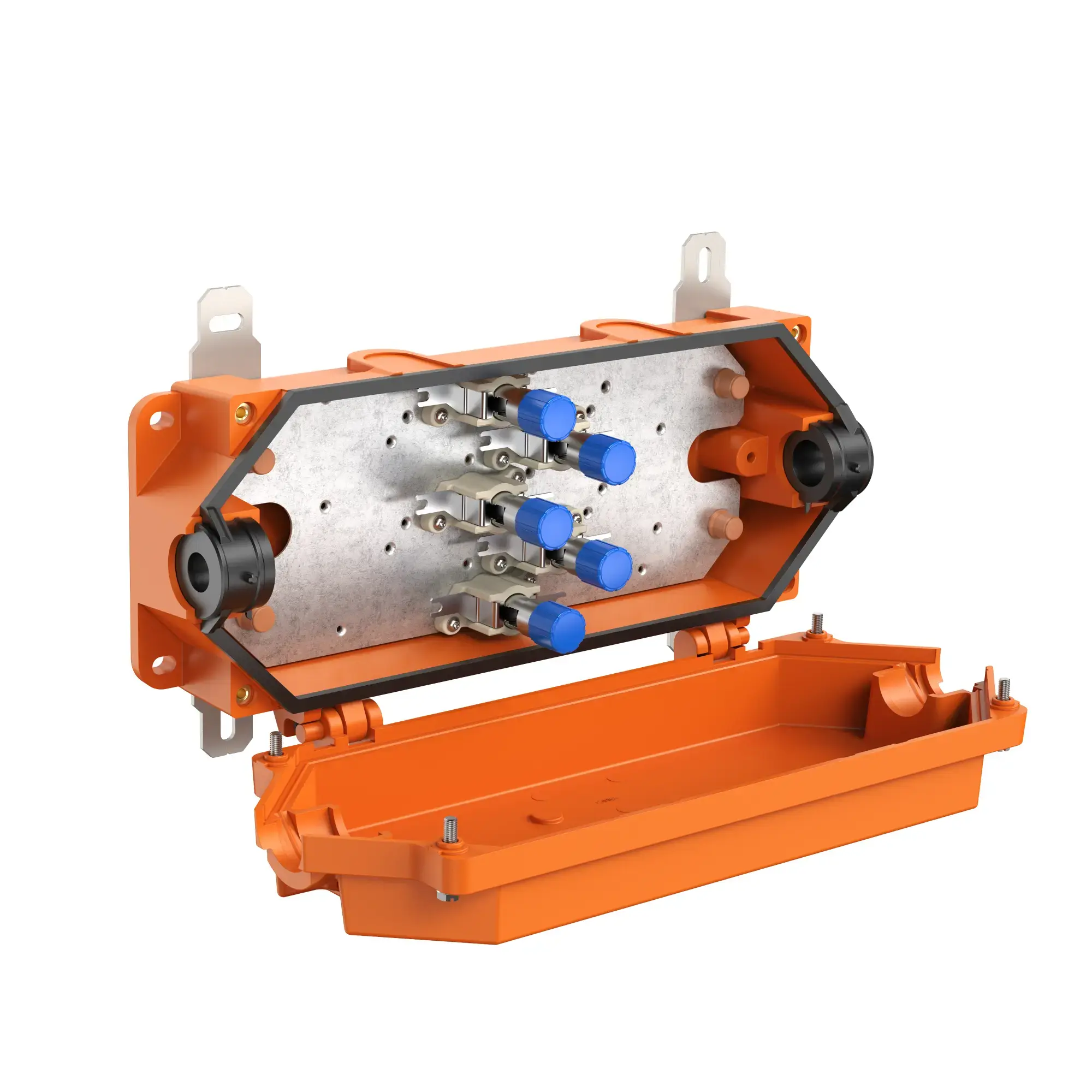 Spelsberg 30244050 Junction boxes, orange, Type of protection IP66/IP67, Impact strength IK09, Protection class II, Rated voltage 400V AC, Halogen free (img_001)