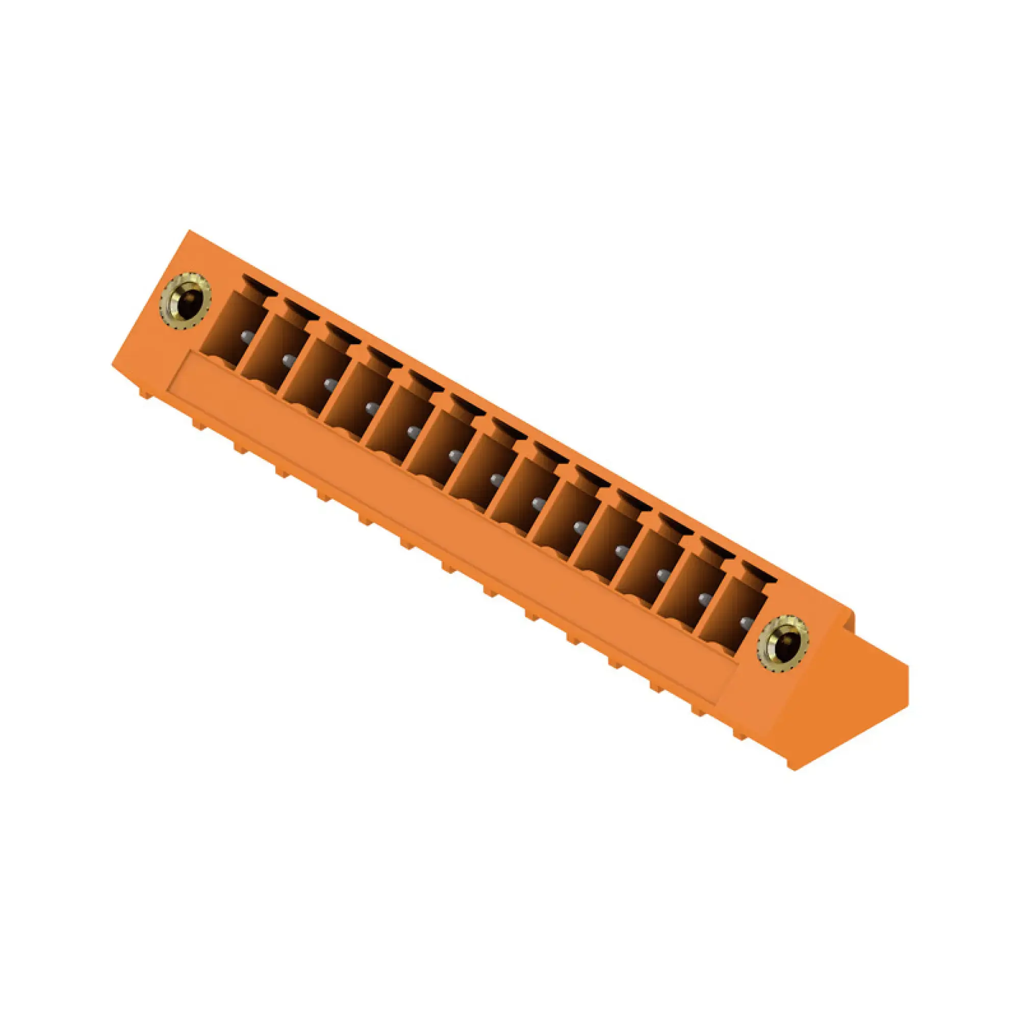Weidmüller 1976850000 PCB connector (board connection), 160 V, 17.5 A, Pitch in mm: 3.81, Number of poles: 13, THT solder connection, Box (img_001)