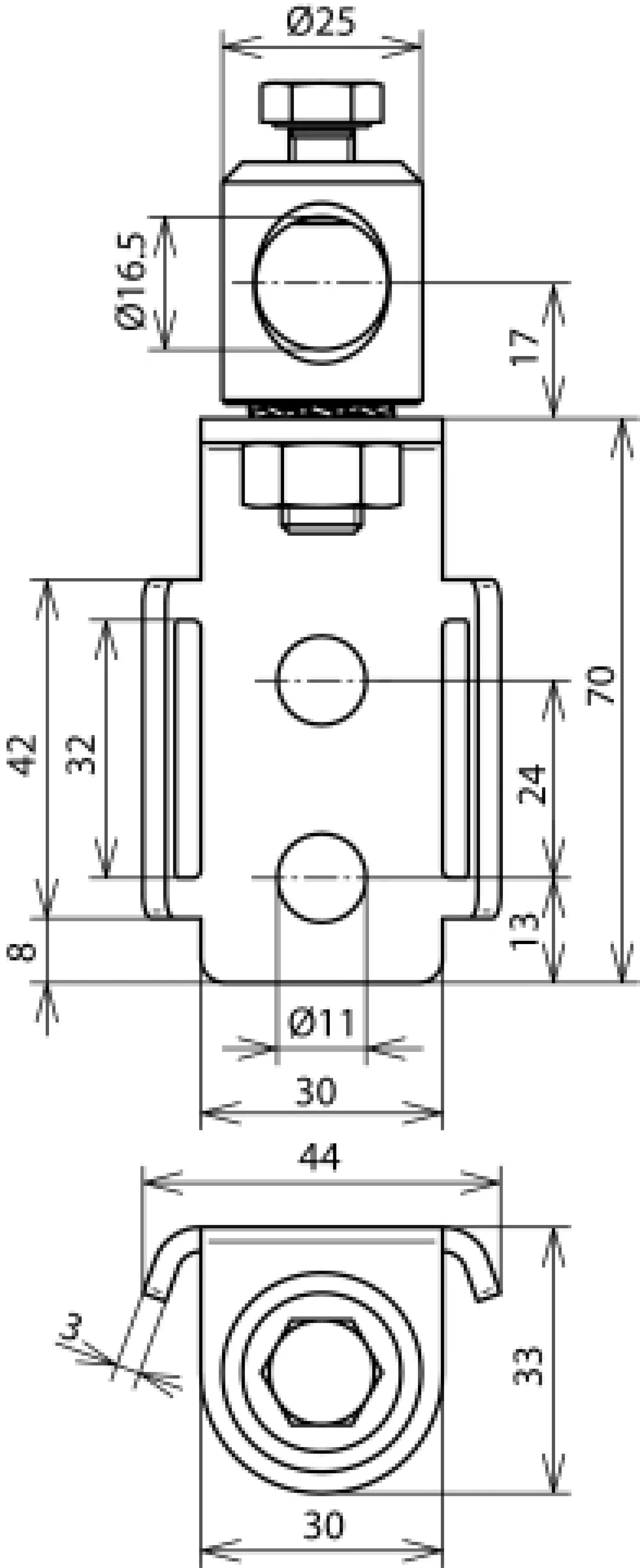 Dehn 106321 Clip f. tensioning straps W 30mm StSt with clamping bolt Al D 16mm f. DEHNiso (img_002) Dehn 106321 Clip f. tensioning straps W 30mm StSt with clamping bolt Al D 16mm f. DEHNiso (img_002)