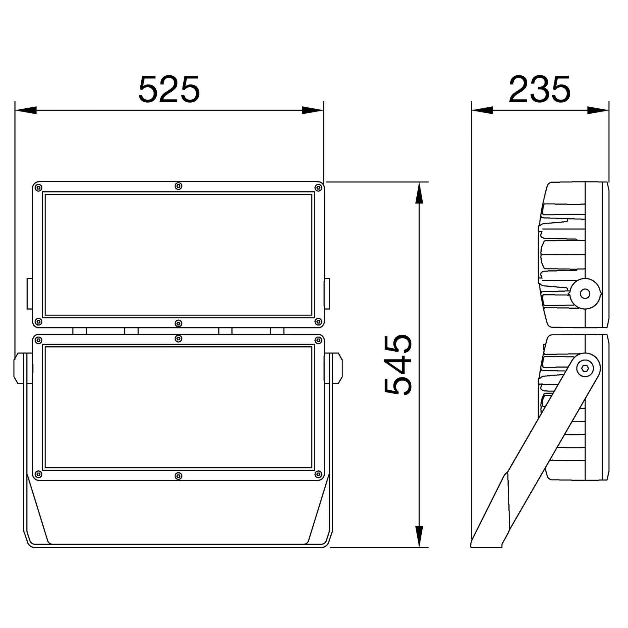 GEWISS GWP2434AR857 SMART [PRO] e - 4 MODULES - ASYMMETRICAL WIDE - 5700K (CRI 80) - IP66 - CLASS I (img_002)