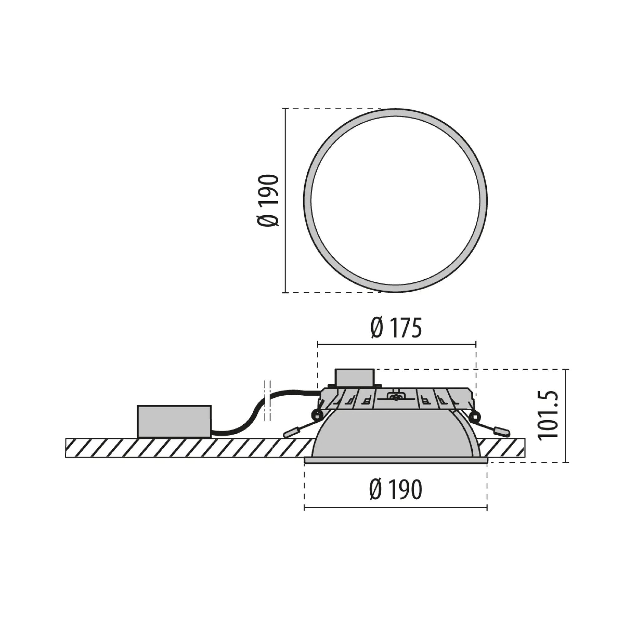 Performance iN Lighting 3109844 LED-Downlight 3000K 11,5/15W statisch Notlicht 1h 3109844 (img_007)