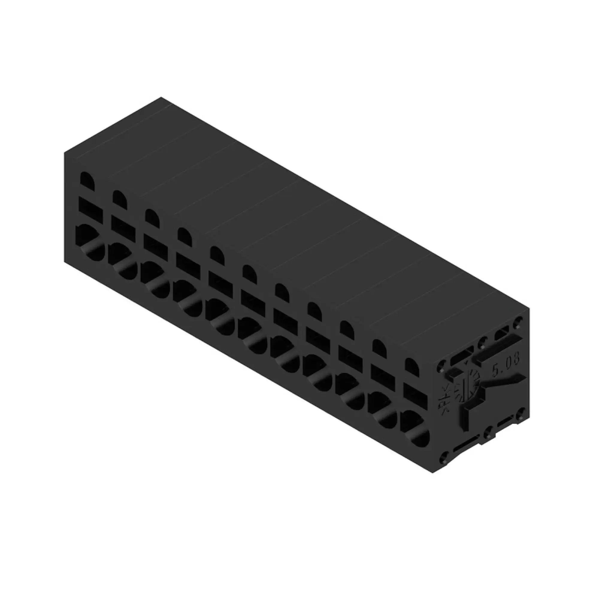 Weidmüller 1426420000 PCB terminal, 320 V, 24 A, Pitch in mm: 5.08, 2.5 mm², Number of poles: 11, PUSH IN without actuator, THT solder connection, 90°, Box (img_001) Weidmüller 1426420000 PCB terminal, 320 V, 24 A, Pitch in mm: 5.08, 2.5 mm², Number of poles: 11, PUSH IN without actuator, THT solder connection, 90°, Box (img_001)