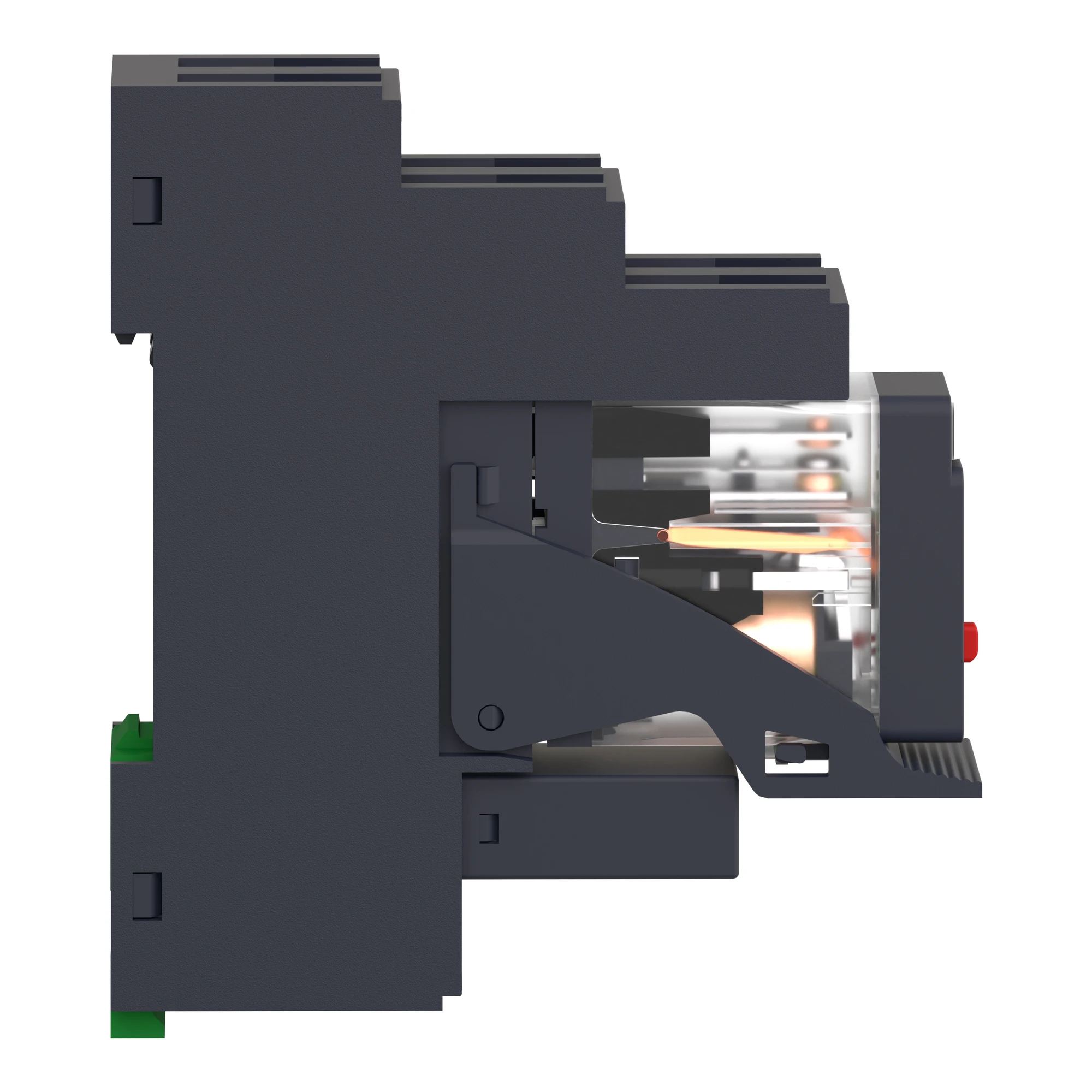 Schneider Electric RXG22P7PV Interface relay 2W 5A 230VAC LED test button base bracket varistor mounted (img_003) Schneider Electric RXG22P7PV Interface relay 2W 5A 230VAC LED test button base bracket varistor mounted (img_003)