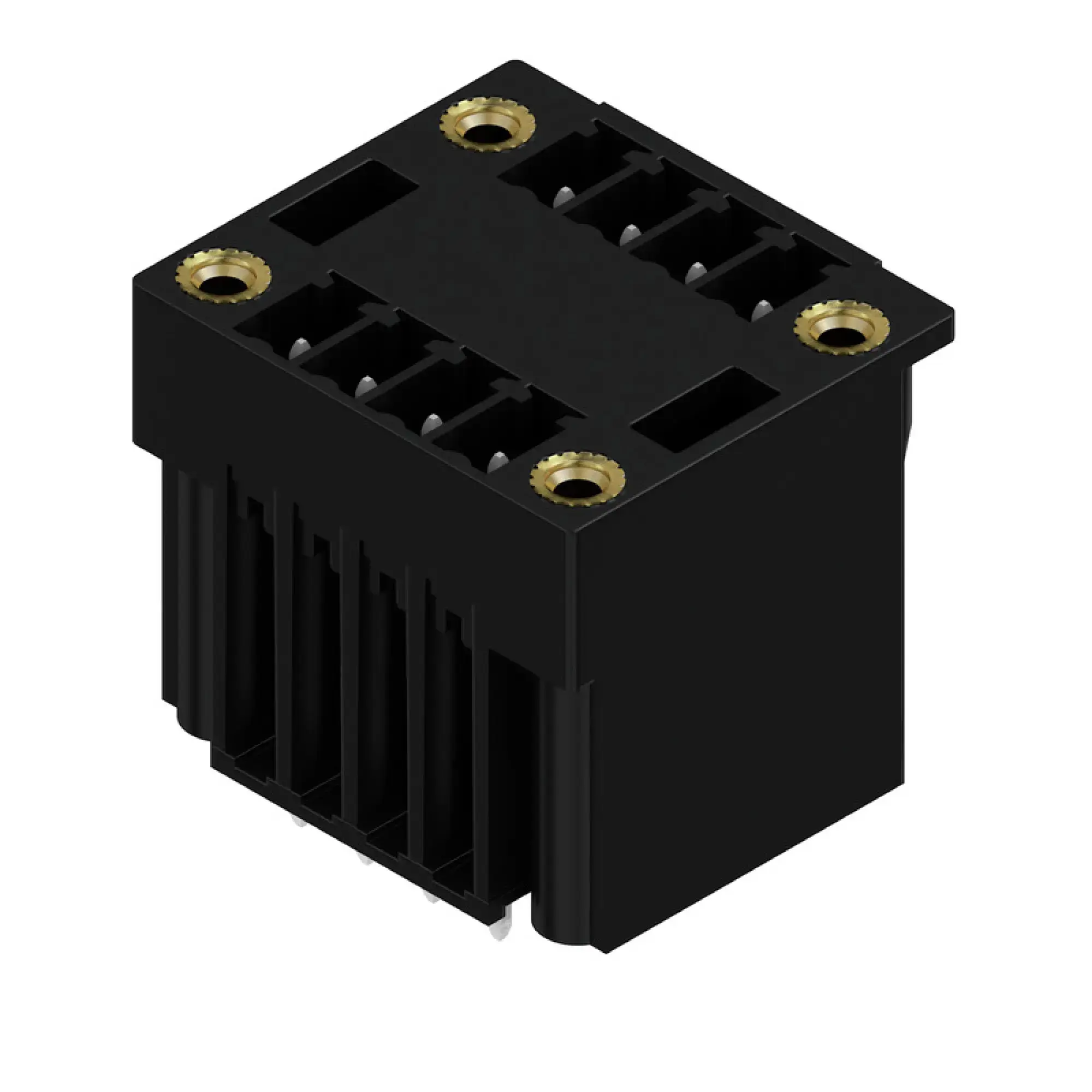 Weidmüller 1030810000 PCB connector (board connection), 160 V, 17.5 A, Pitch in mm: 3.81, Number of poles: 8, THT solder connection, Box (img_001)