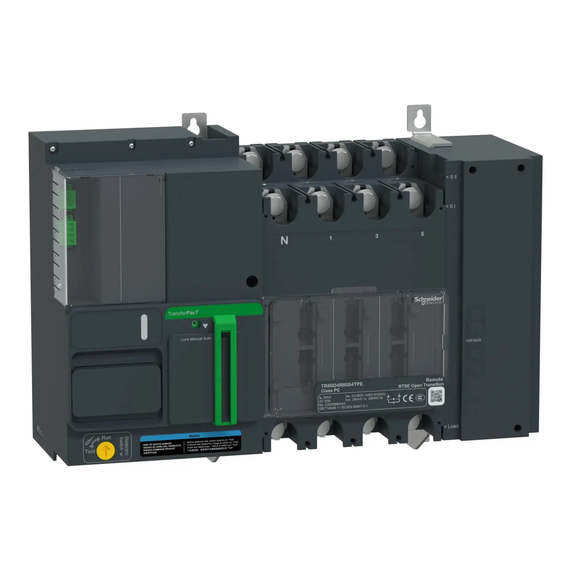 Schneider Electric TR80D4R8004TPE TransferPacT, ferngesteuerte Netzumschaltung, 800A, 400V, 4P, ferngesteuert, Rahmen 800A (img_001) Schneider Electric TR80D4R8004TPE TransferPacT, ferngesteuerte Netzumschaltung, 800A, 400V, 4P, ferngesteuert, Rahmen 800A (img_001)