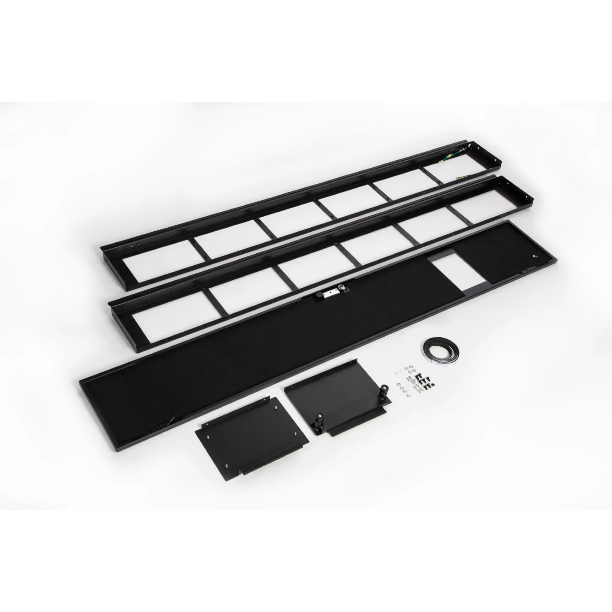 APC ACCS2006 Containment-Adapter für Easy Cooling Row CW, Front, 42HE, Schwarz, 300mm breit (img_002)