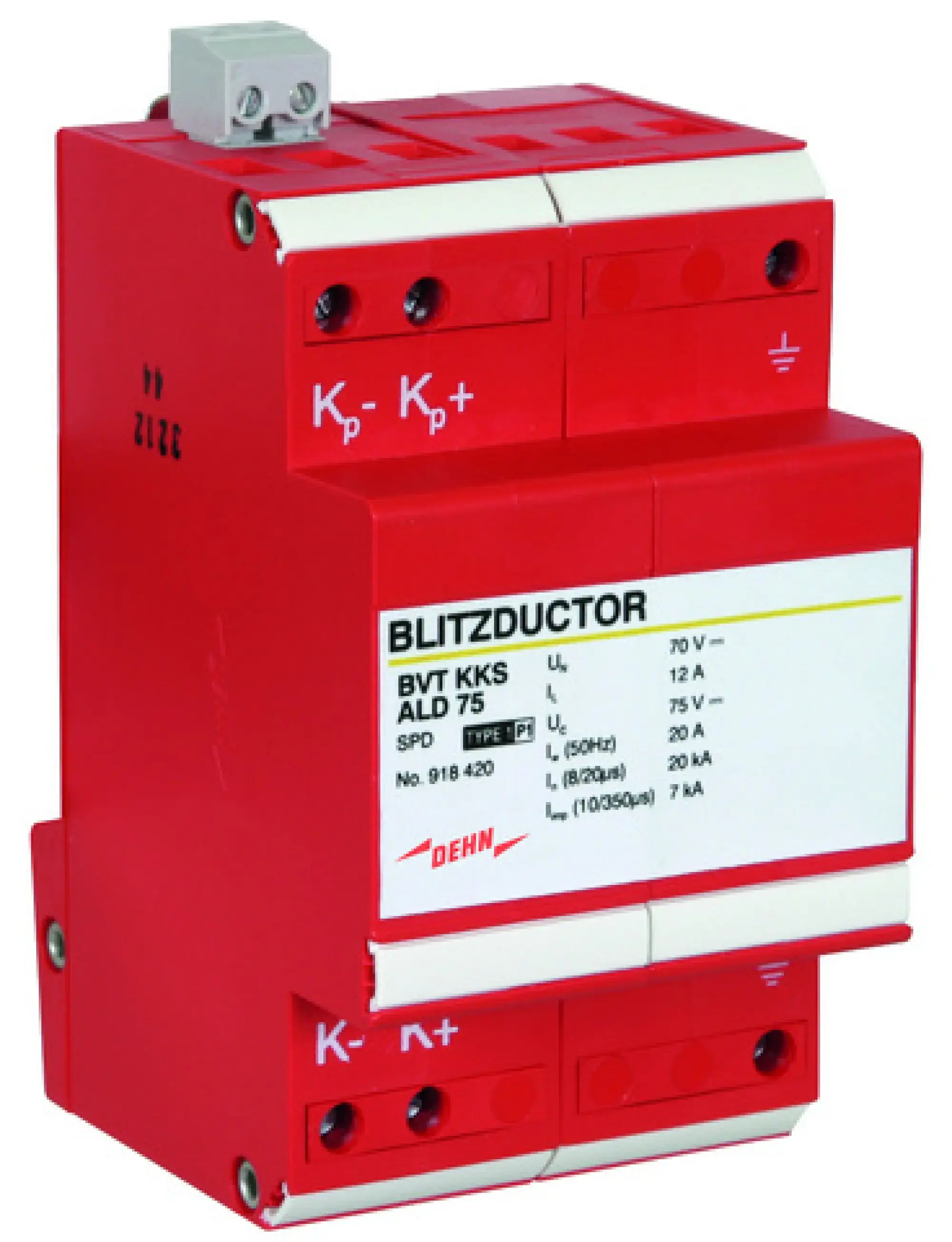 Dehn 918420 BLITZDUCTOR VT combined lightning current and surge arrester (img_001) Dehn 918420 BLITZDUCTOR VT combined lightning current and surge arrester (img_001)