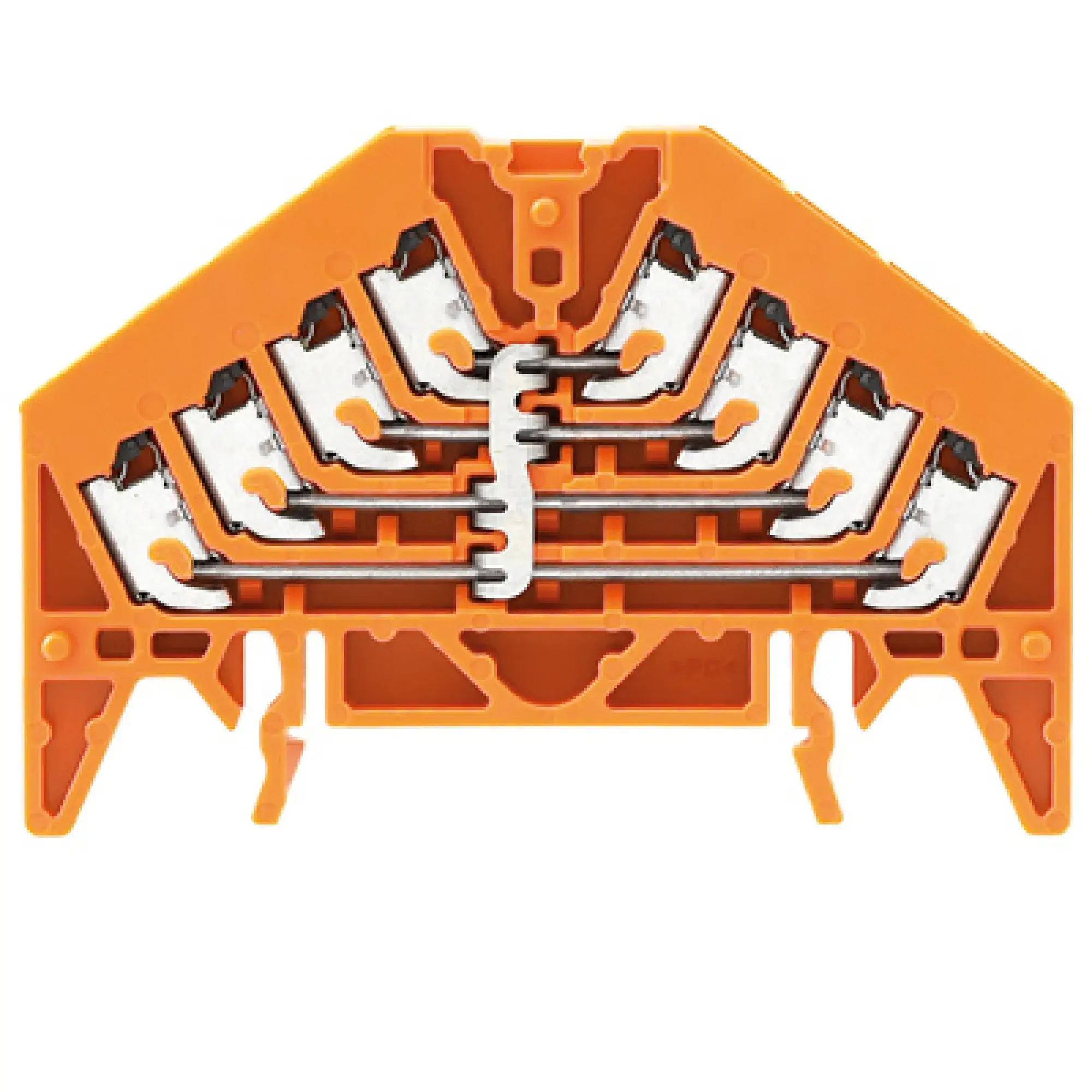 Weidmüller 1301630000 Potential distributor terminal, PUSH IN, orange, 1.5 mm², 17.5 A, 250 V, Number of connections: 16, Number of levels: 4, TS 35 x 7.5, V-0, Polycarbona (img_001) Weidmüller 1301630000 Potential distributor terminal, PUSH IN, orange, 1.5 mm², 17.5 A, 250 V, Number of connections: 16, Number of levels: 4, TS 35 x 7.5, V-0, Polycarbona (img_001)