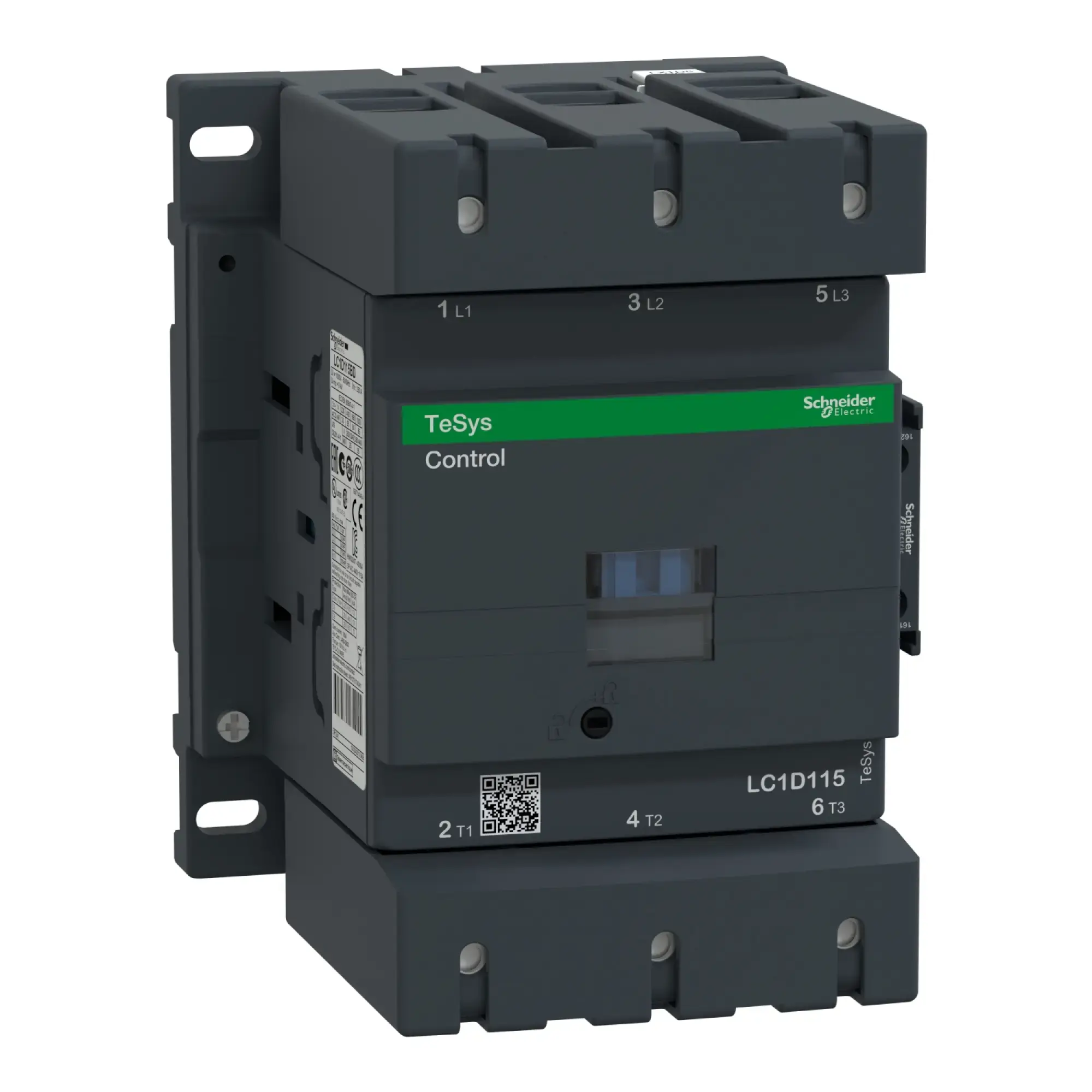 Schneider Electric LC1D115MD Power contactor LC1D 3p, +1NO+1NC, 55 kW, 115 A, 400 V AC3, coil 220 V DC (img_002)