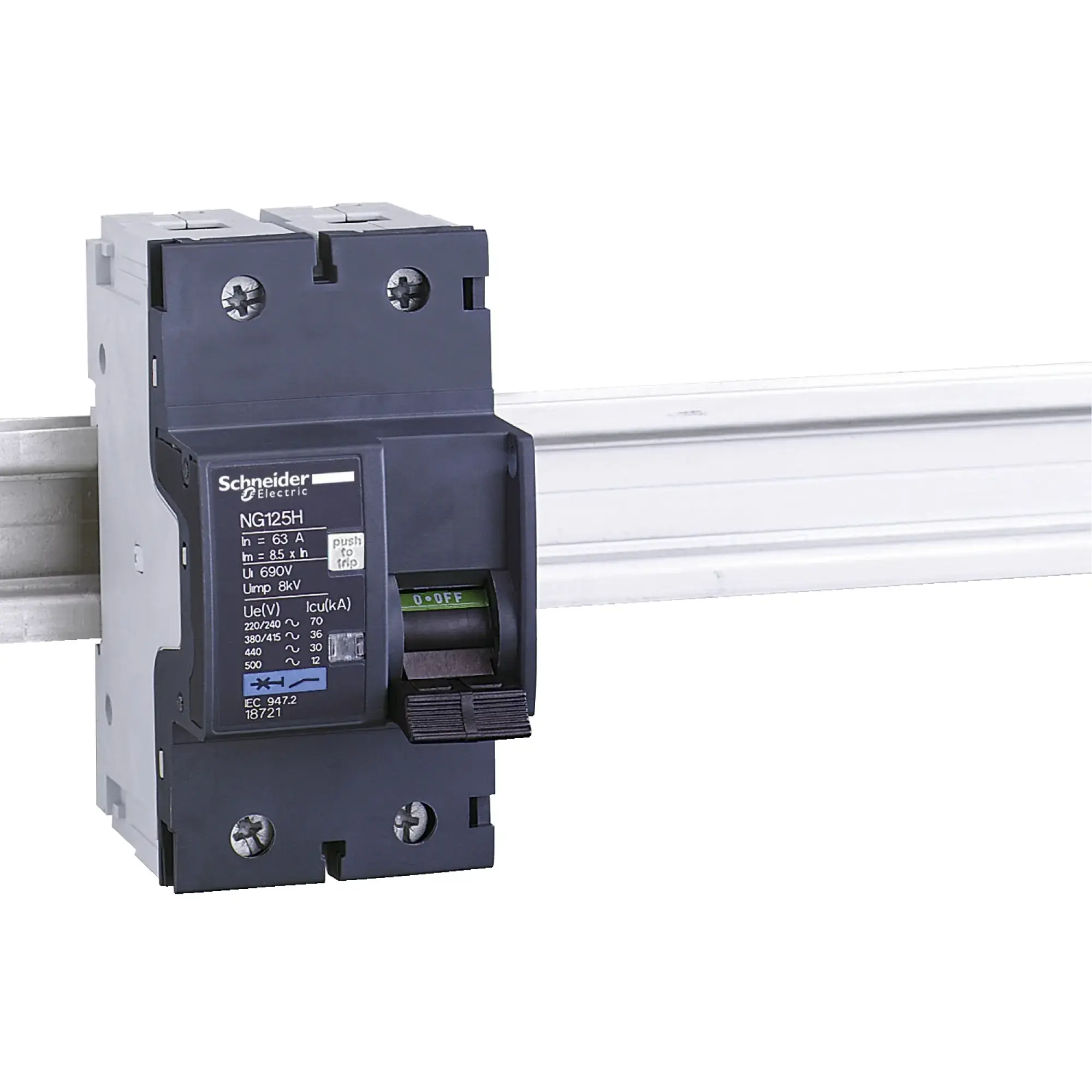 Schneider Electric 18717 Circuit breaker NG125H, 2-pole, 25A, C-characteristic (img_002)