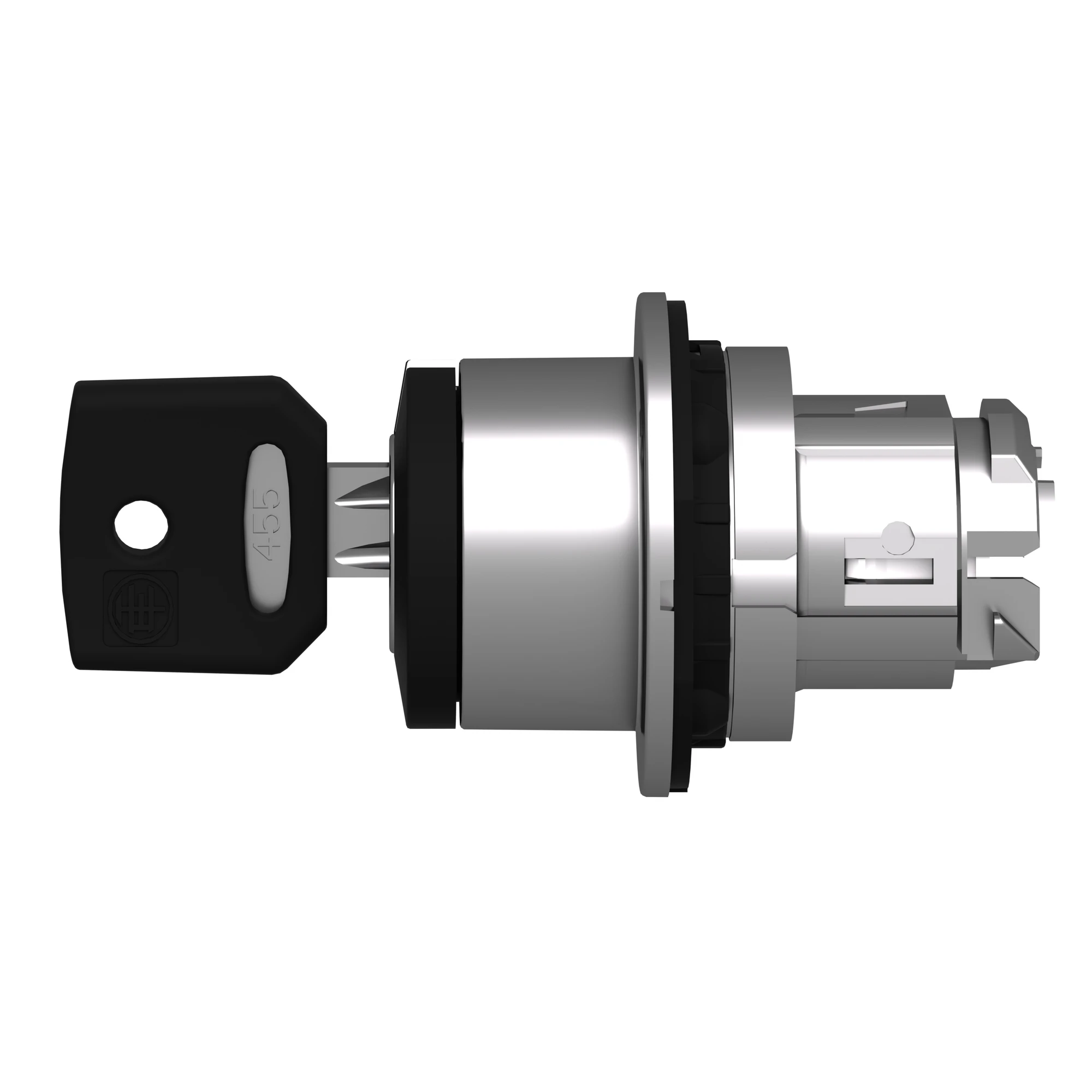 Schneider Electric ZB4FG0 Key switch, Front element, Harmony XB4F, Metal, 30mm, black, 3 positions, latching (img_007)