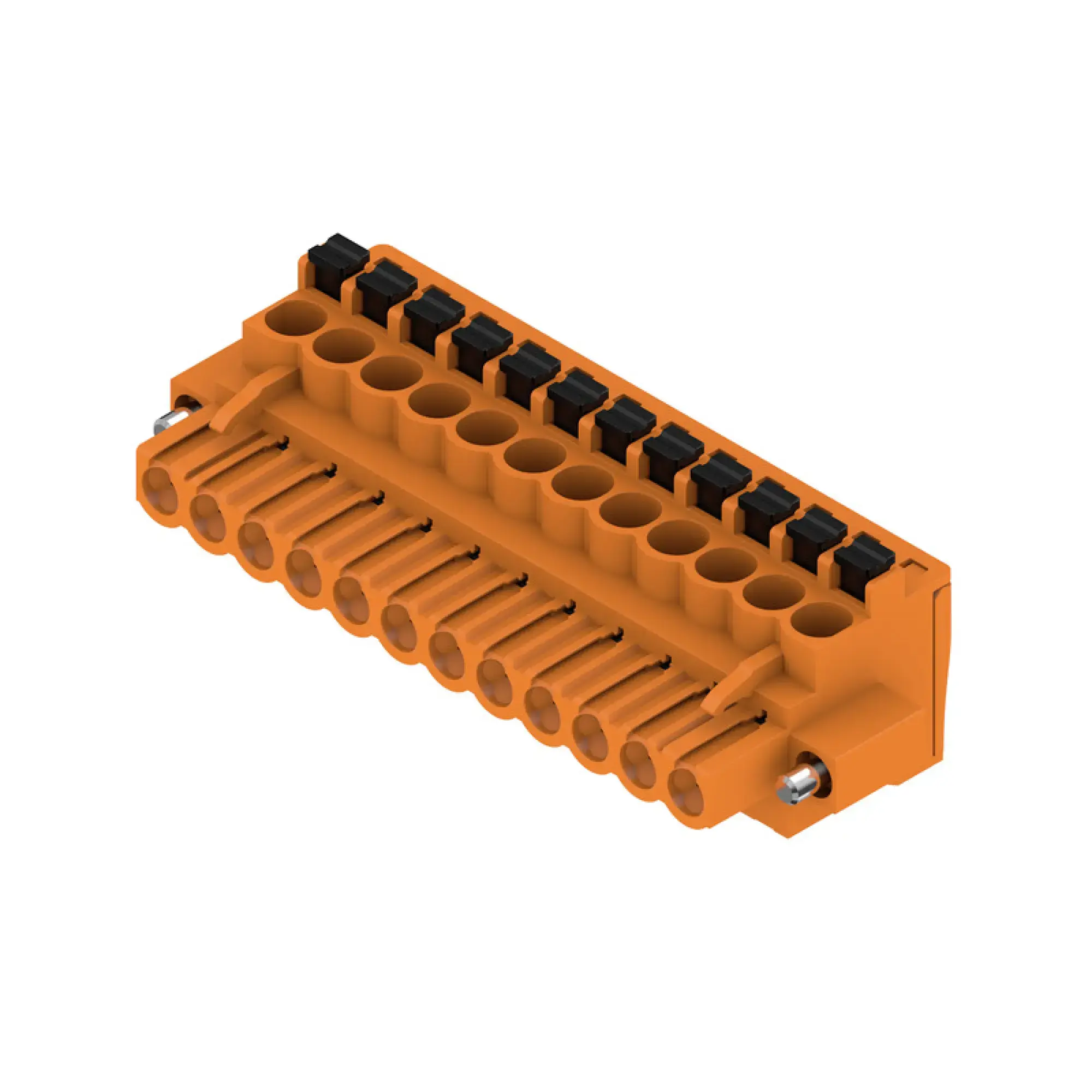 Weidmüller 1002190000 PCB connector (wire connection), 320 V, 24 A, Pitch in mm: 5.08, 3.31 mm², Number of poles: 12, PUSH IN with actuator, Box (img_001)