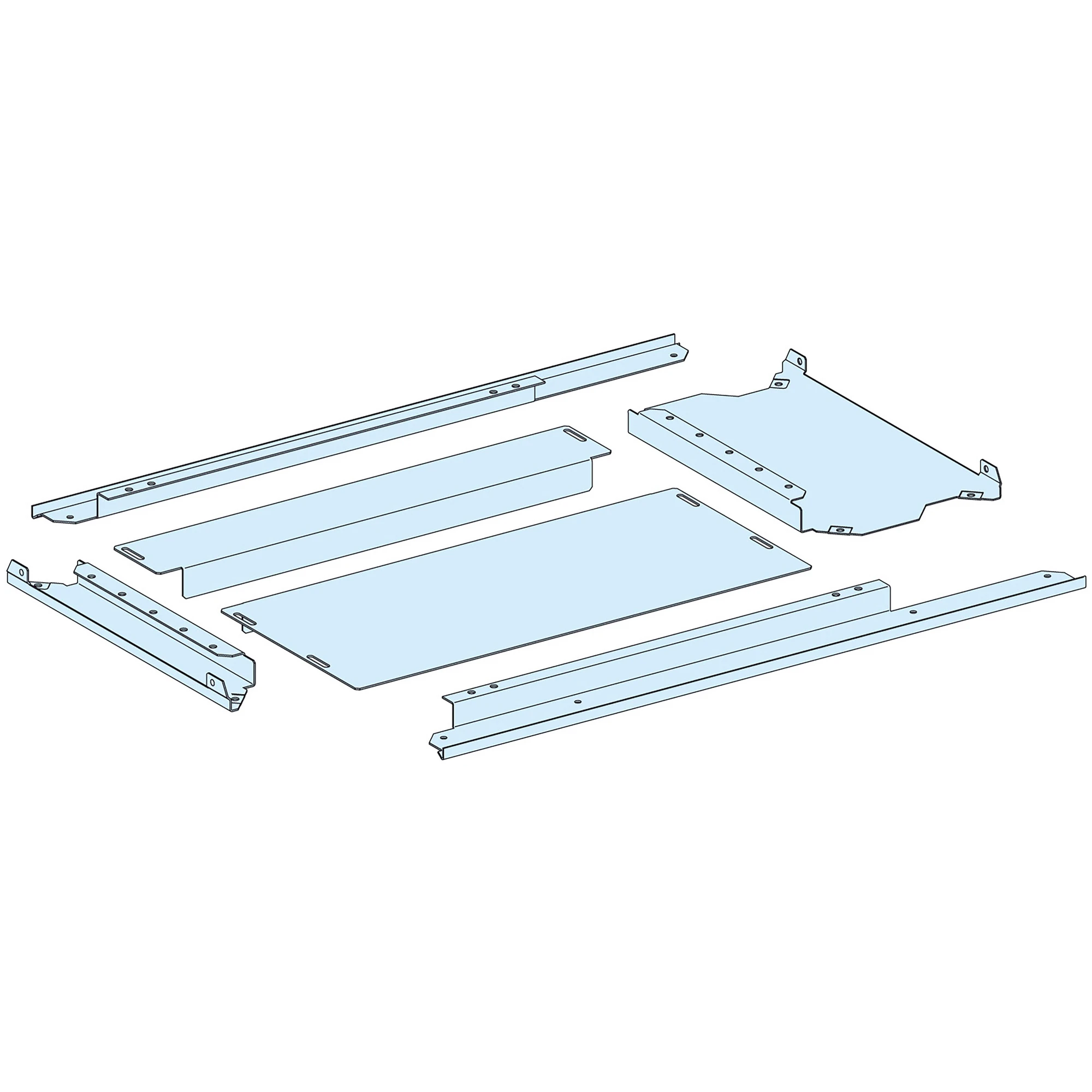 Schneider Electric LVS08497 PrismaSeT-P, Cable Entry Plate, 2-part, IP30, Width=650+150mm, Depth=400mm (img_001) Schneider Electric LVS08497 PrismaSeT-P, Cable Entry Plate, 2-part, IP30, Width=650+150mm, Depth=400mm (img_001)